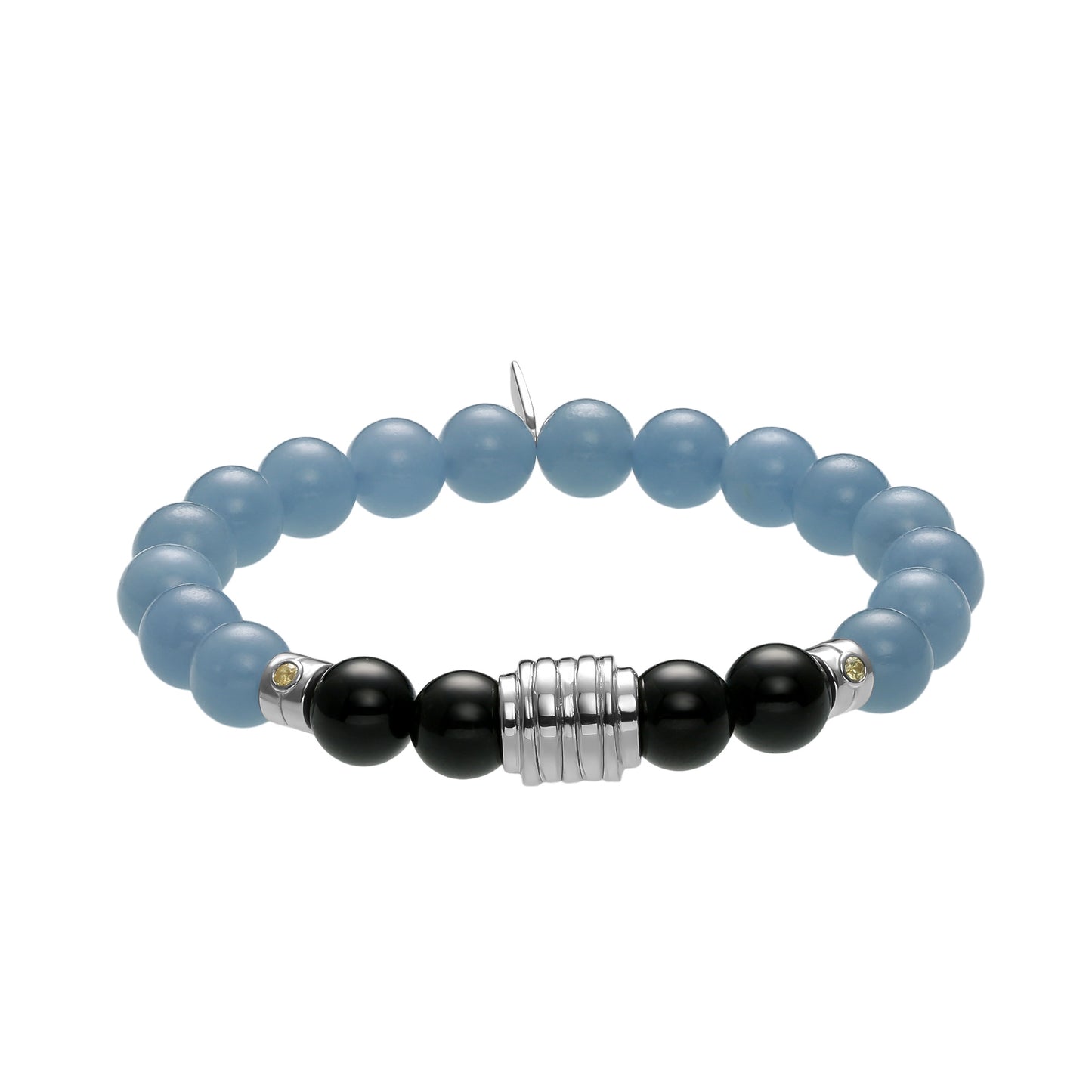 OROBORO XIII - ANGELITE & BLACK SPINEL