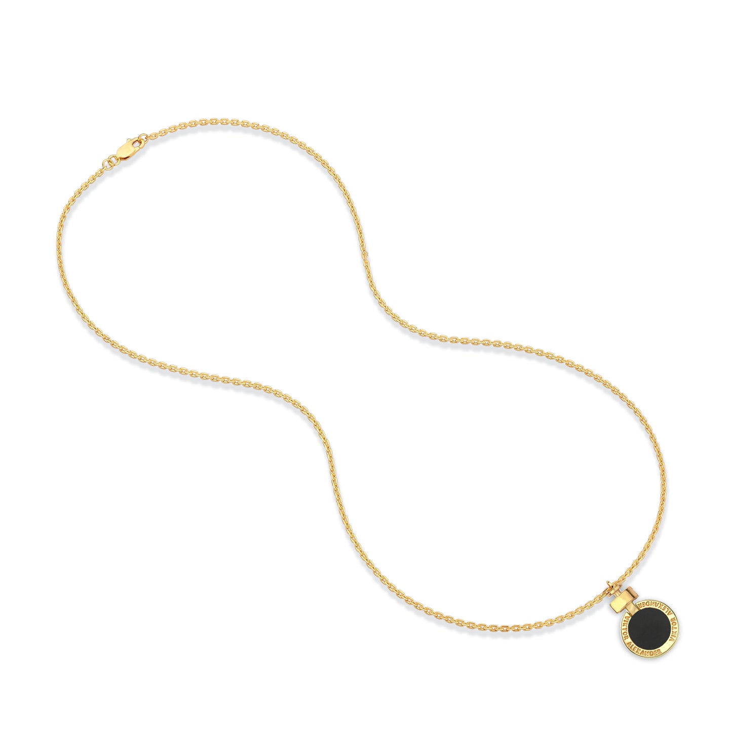 1889 Black Spinel 18-carat Gold Necklace