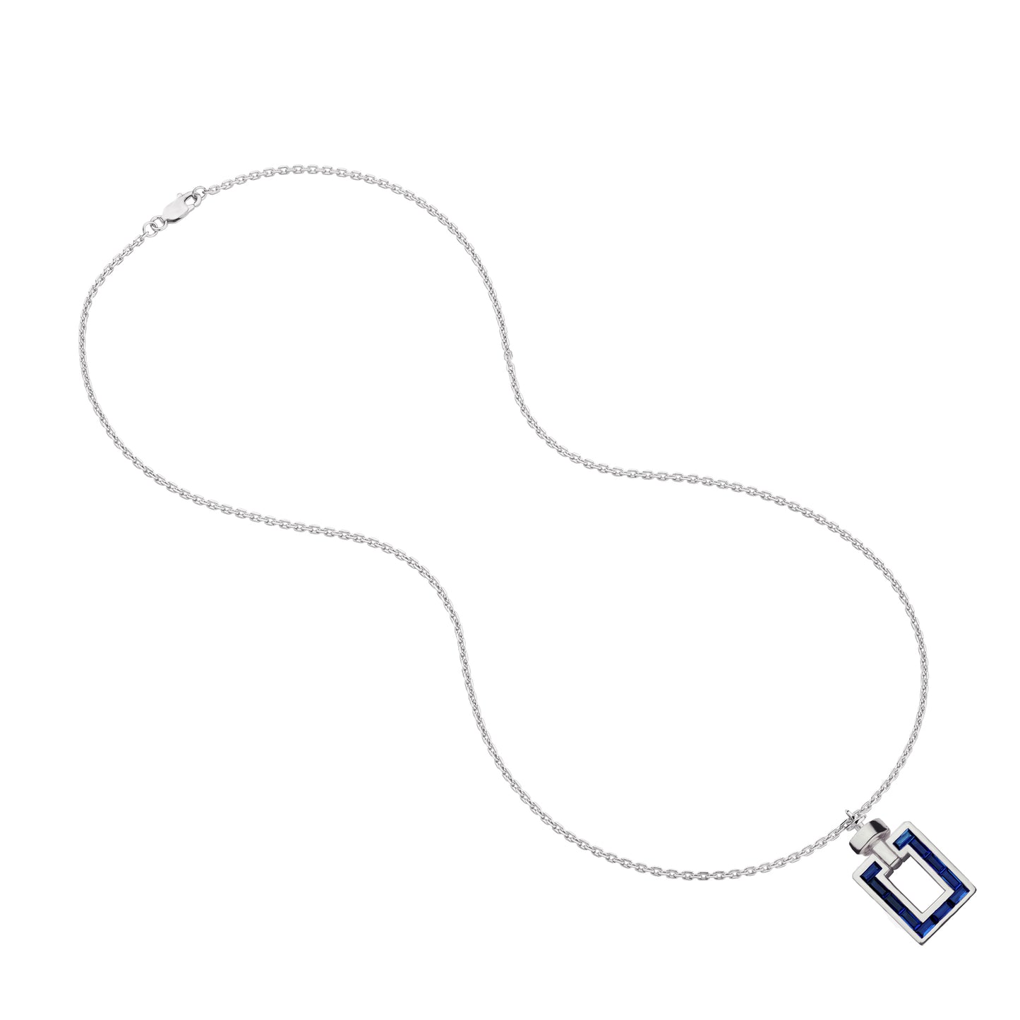 Magnum Opus XL Blue Sapphire in Platinum