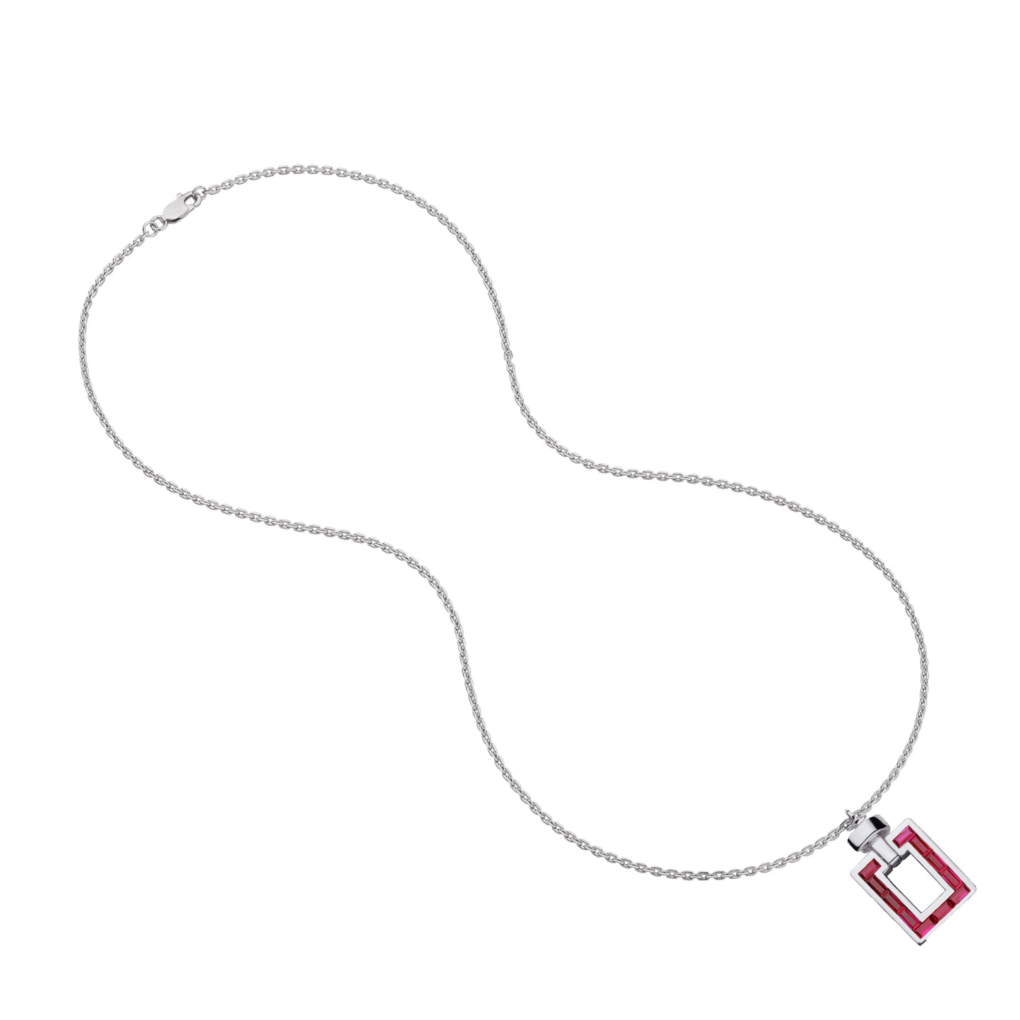 Magnum Opus XL Ruby in Platinum PT950 Necklace and Pendant
