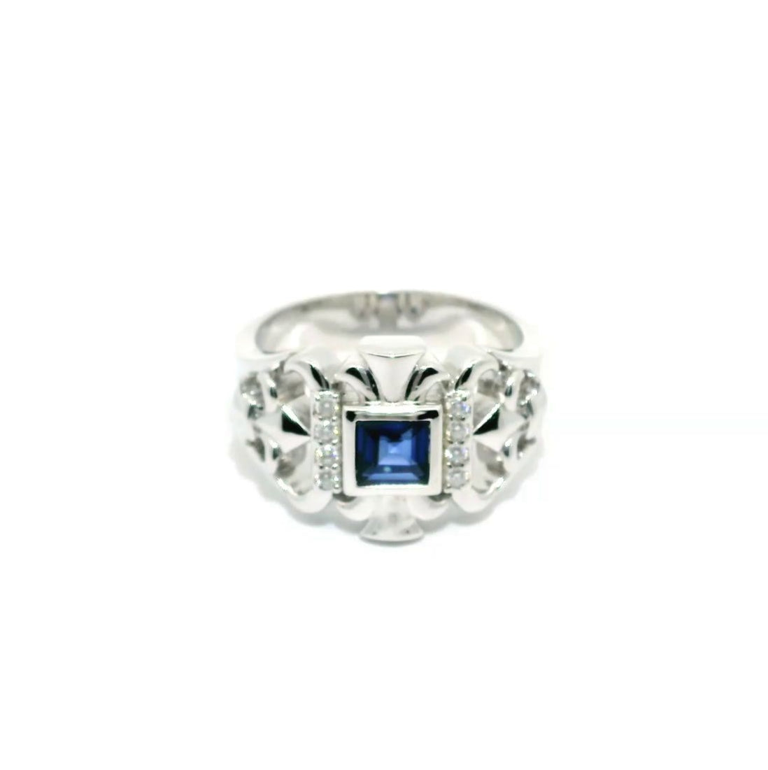 925PT WINDSOR PRINCESS SAPPHIRE RING