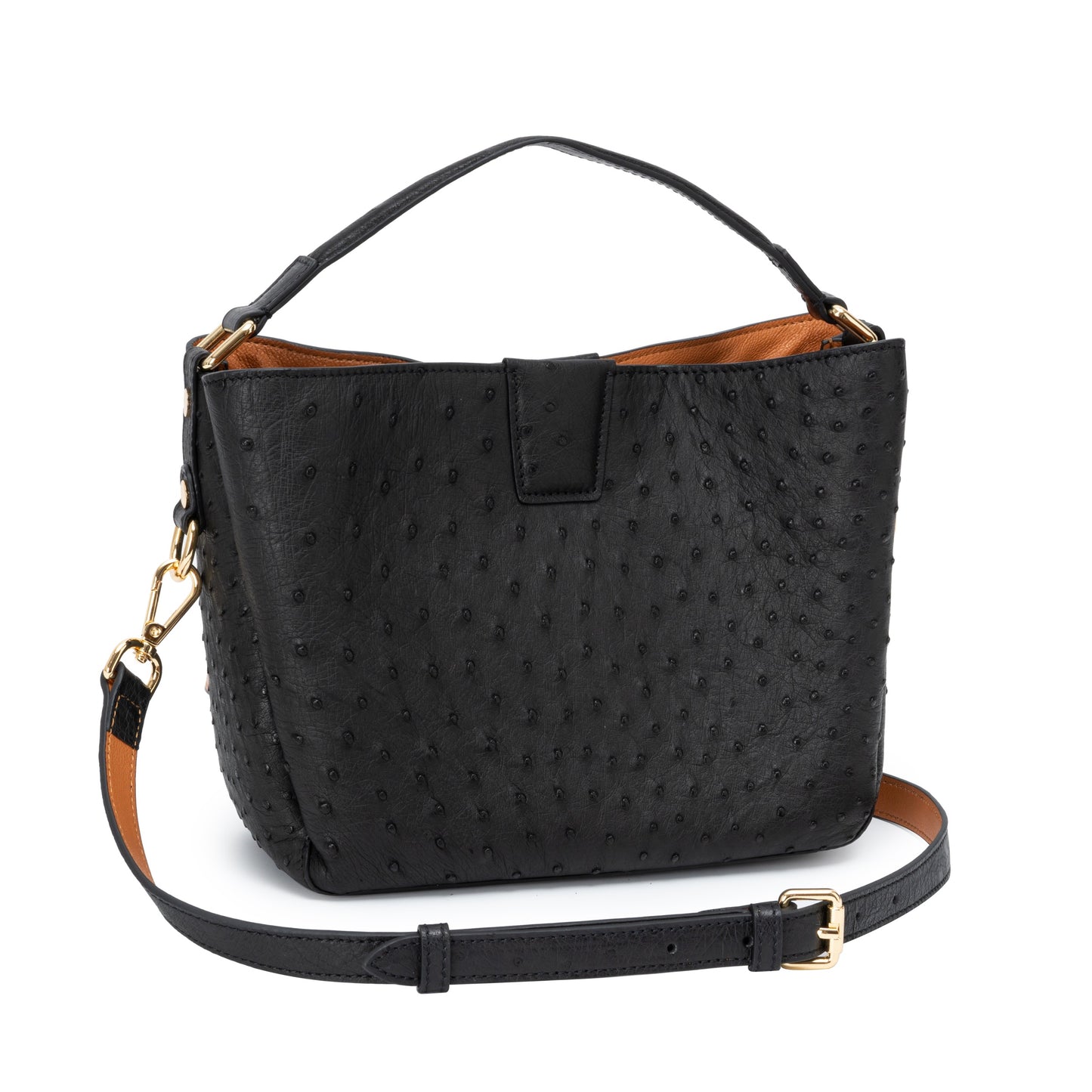 The Goldy Bag - Ostrich