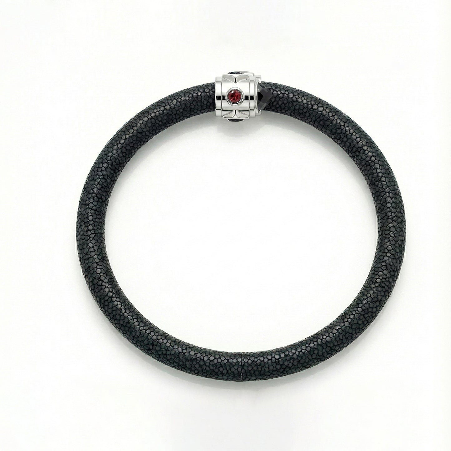 Eternity 925 Black Spinel & Fancy Sapphire Stingray Bracelet