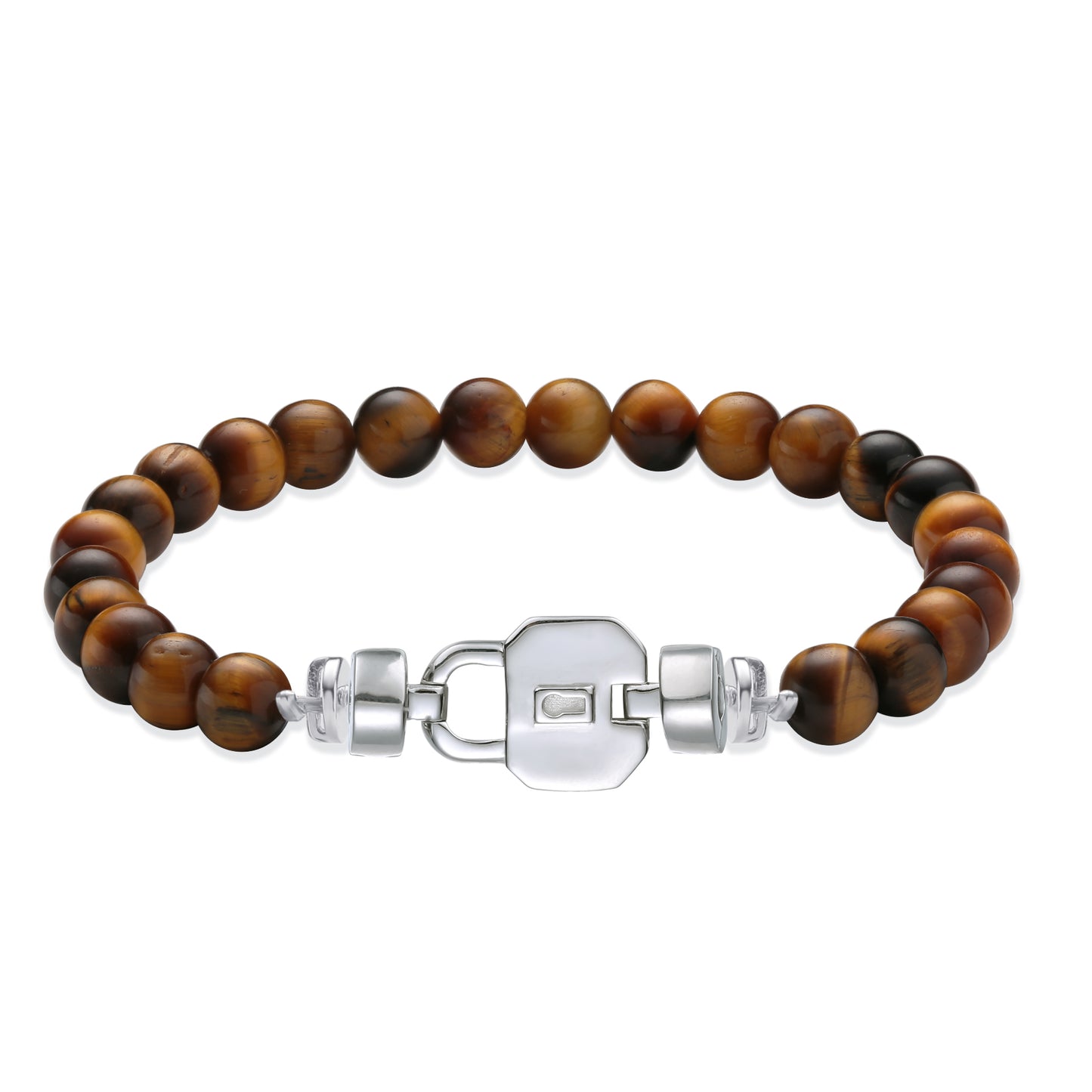 Regalia S Lock 925 with Gemstone Bead Bracelet