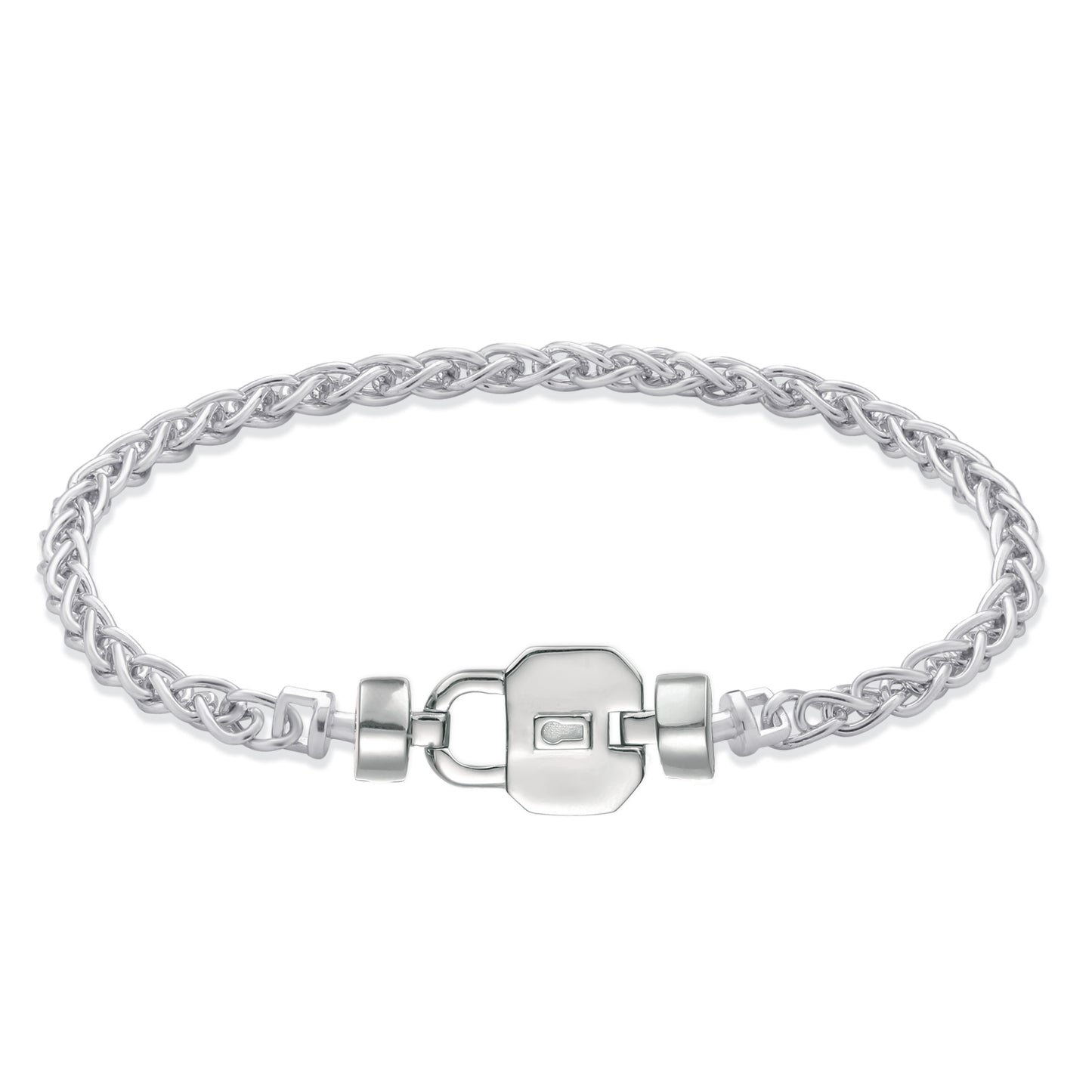 Regalia S Lock 925 Silver Chain Link Bracelet