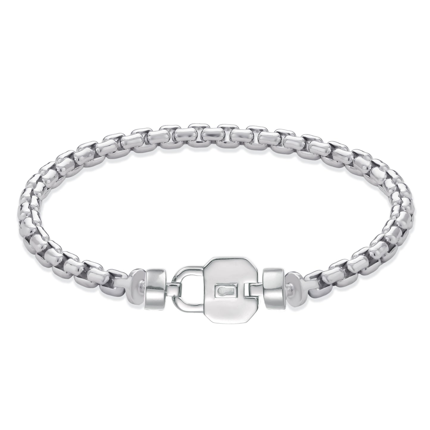 Regalia S Lock 925 Silver Chain Link Bracelet