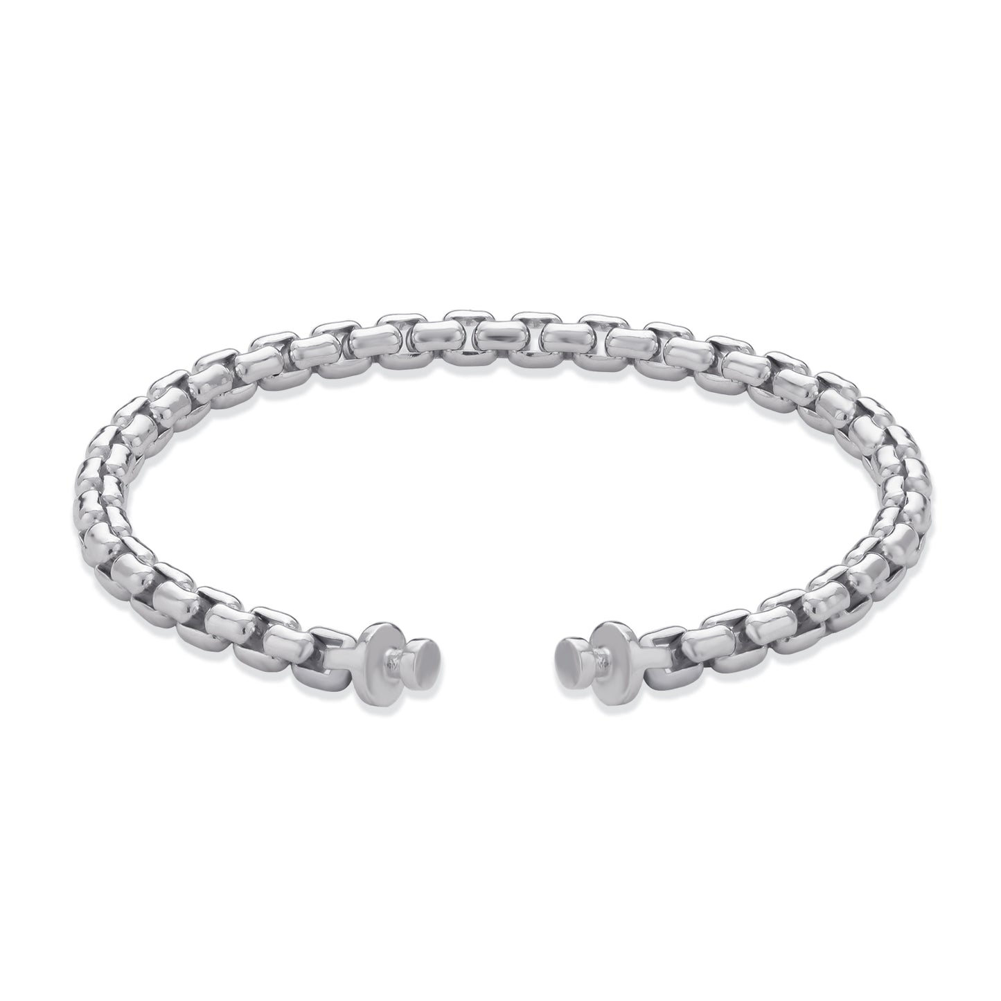 Regalia 925 Silver Magic Box Chain Link Bracelet