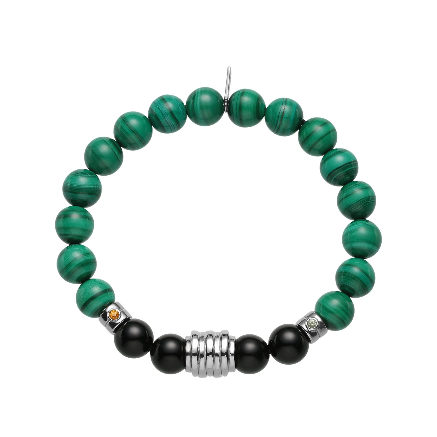 OROBORO XIII - MALACHITE & BLACK SPINEL