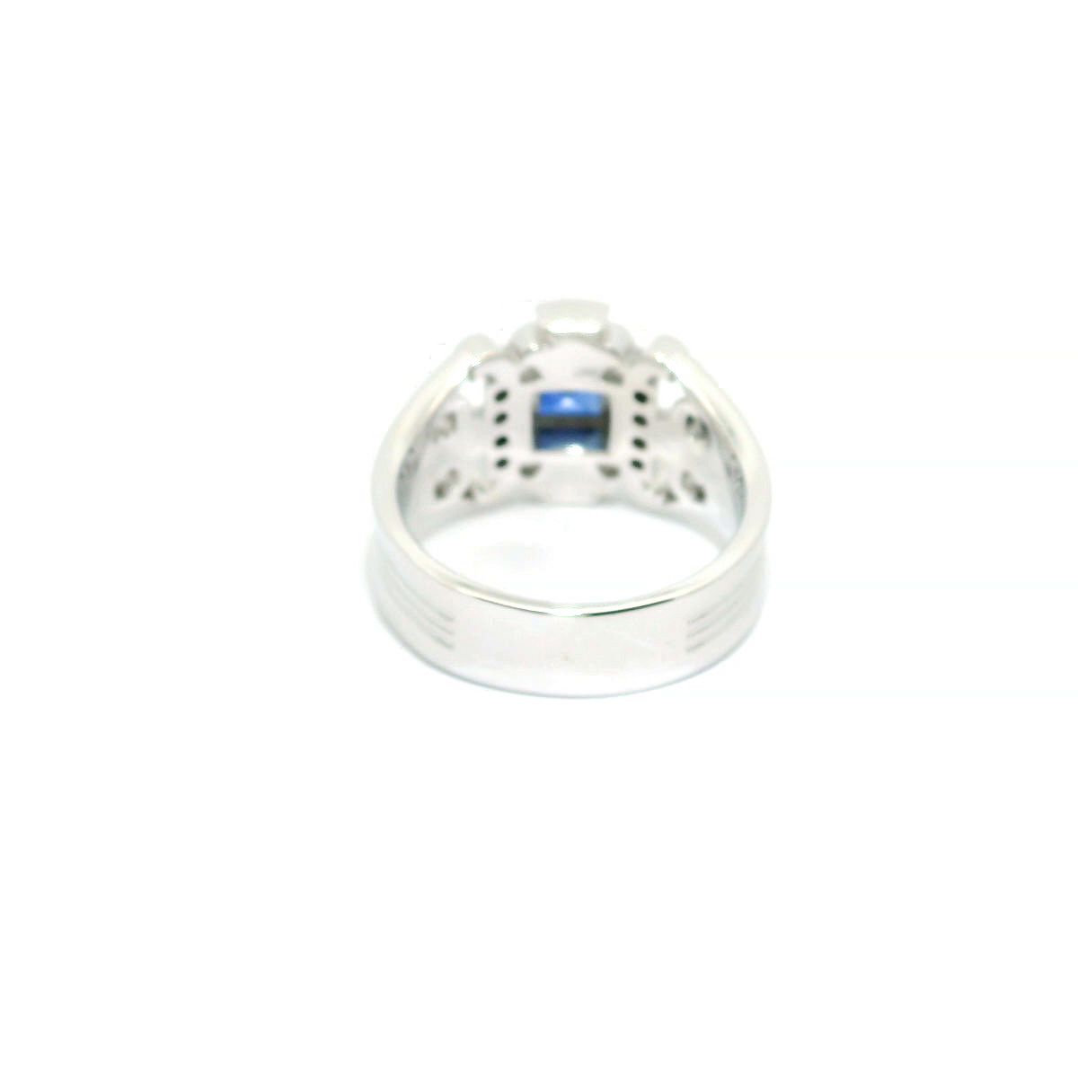 925PT WINDSOR PRINCESS SAPPHIRE RING