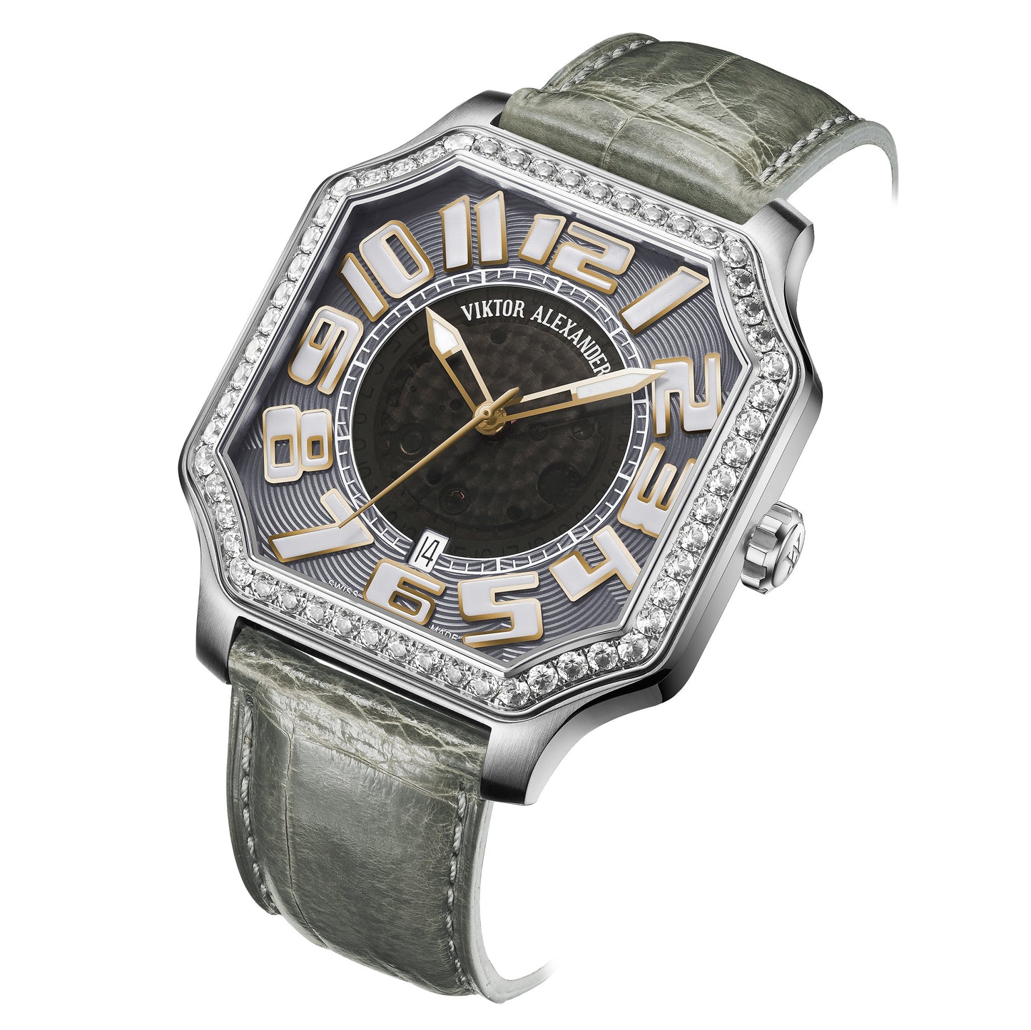 C100 Series Ref. 1210 Swiss Automatic Watch White Sapphire