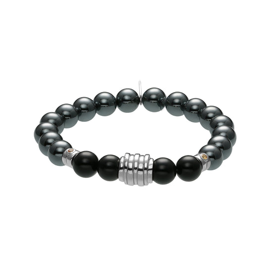 OROBORO XIII - HEMATITE & BLACK SPINEL