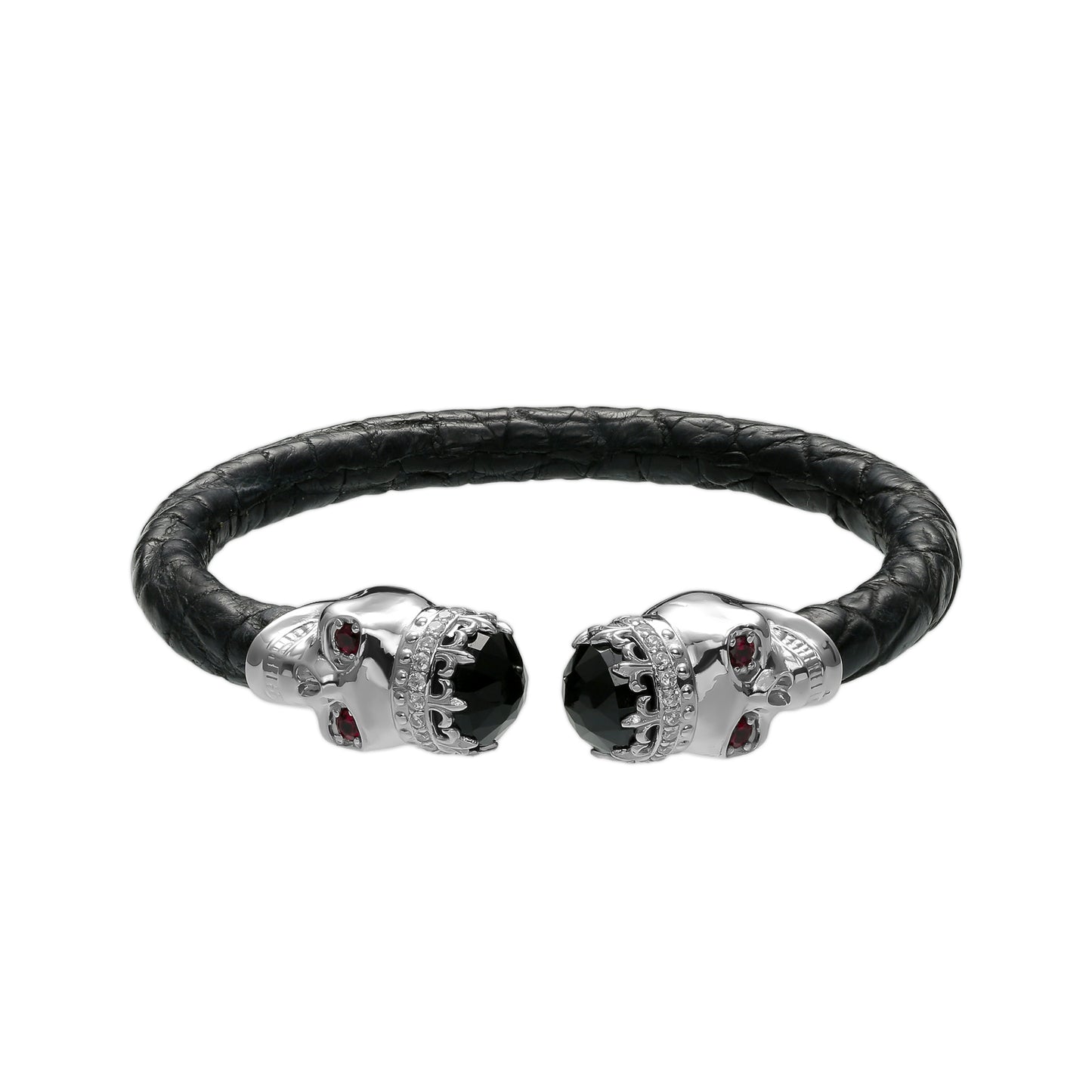 925 Skull Royale Eternity X Bracelet