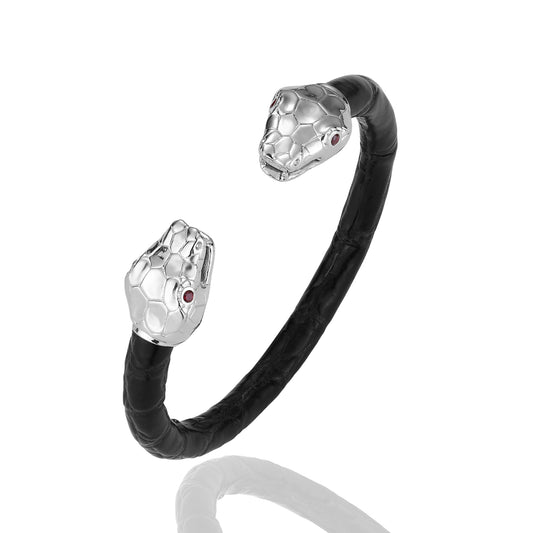 925 Snake Eternity X Bracelet