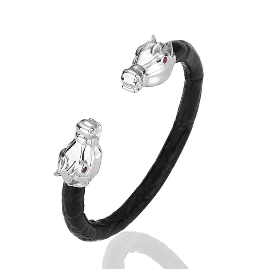 925 Horse Eternity X Bracelet