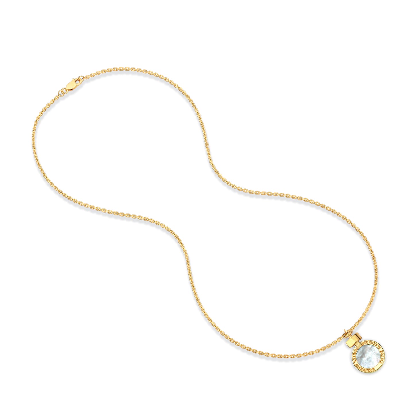 1889 Mother of Pearl 18-carat Gold Necklace