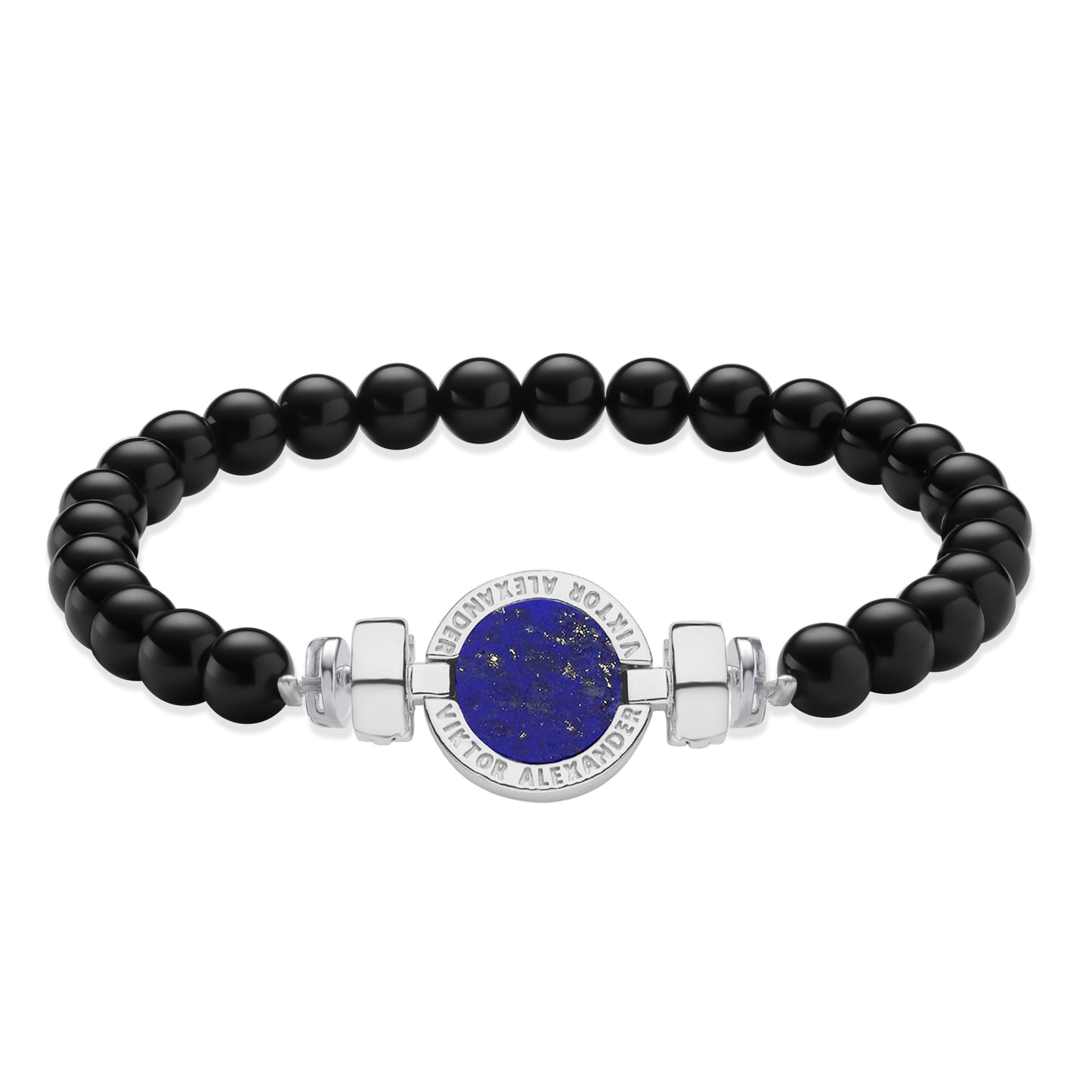 1889 Lapis Lazuli 925 Silver Gemstone Bracelets