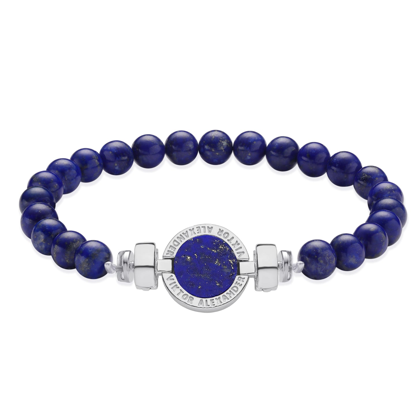 1889 Lapis Lazuli 925 Silver Gemstone Bracelets