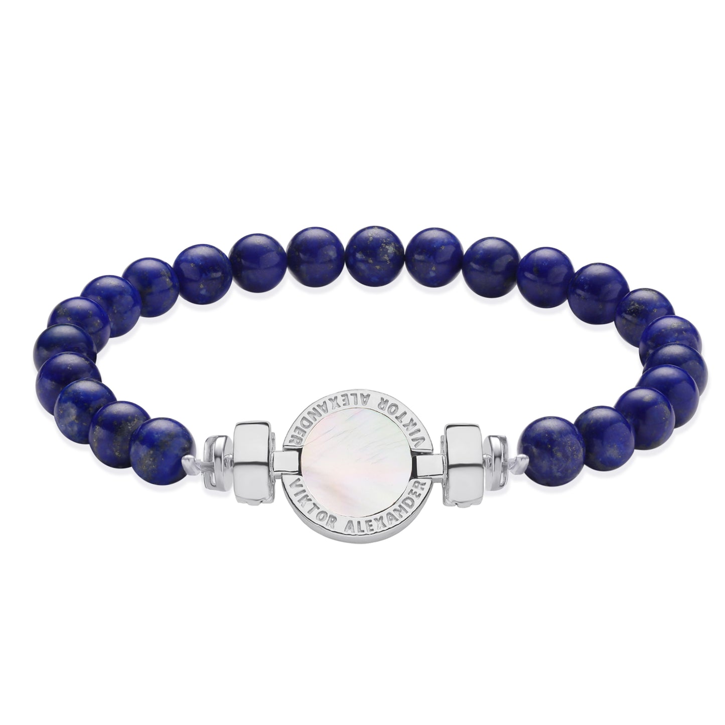 1889 Mother of Pearl 925 Silver Gemstone Bracelets