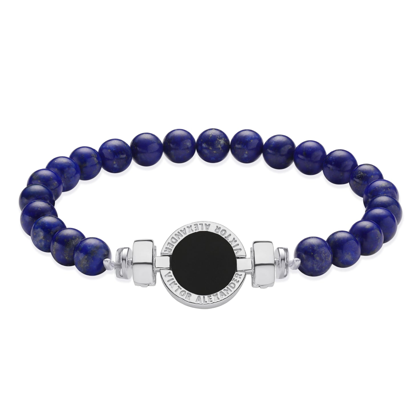1889 Black Spinel 925 Silver Gemstone Bracelets