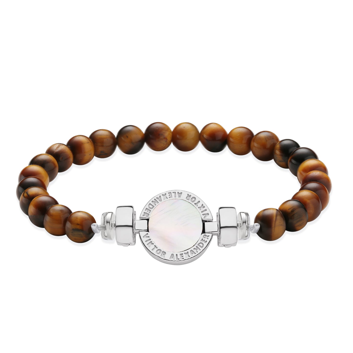 1889 Mother of Pearl 925 Silver Gemstone Bracelets