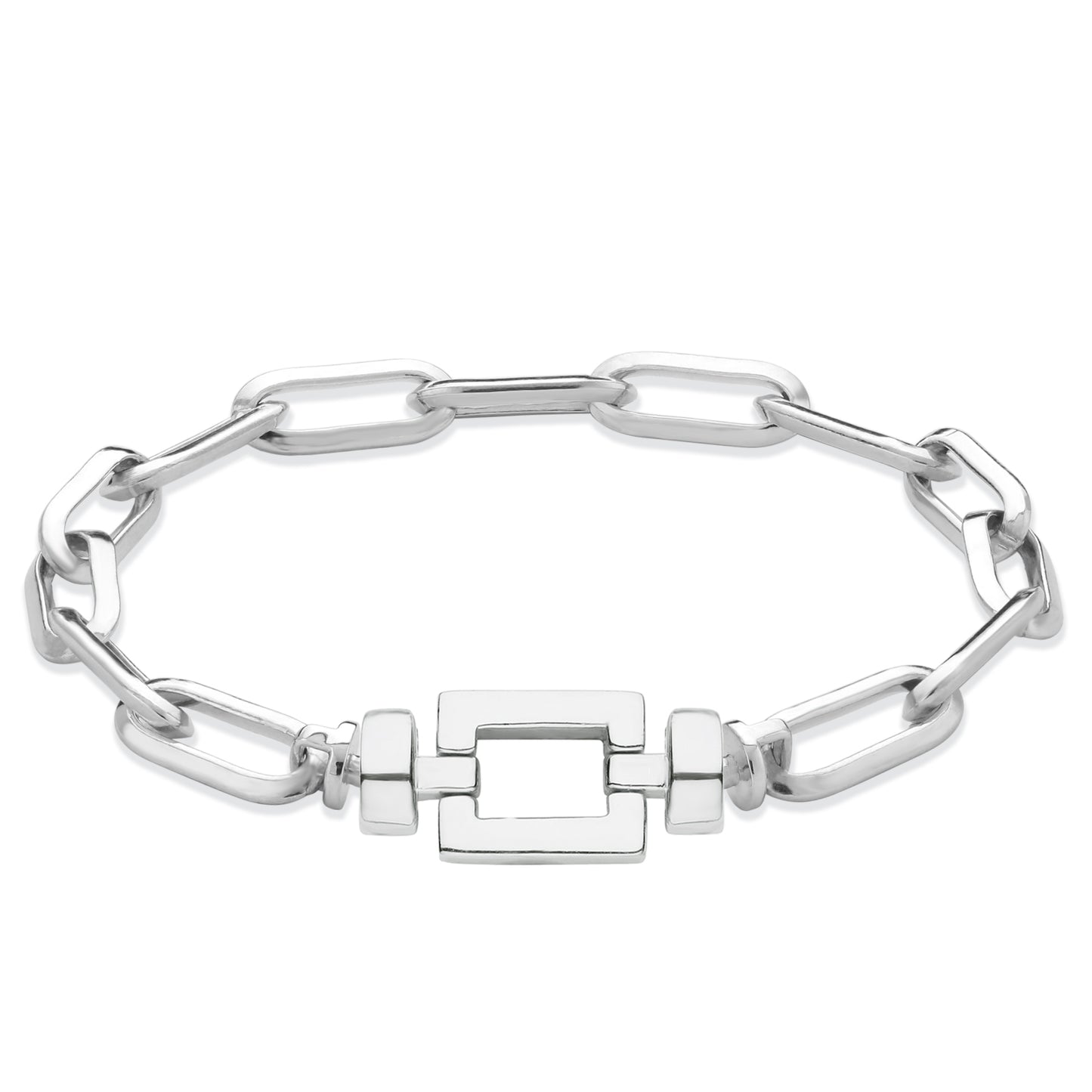 Opus Classic 925 Silver Chain Link Bracelet