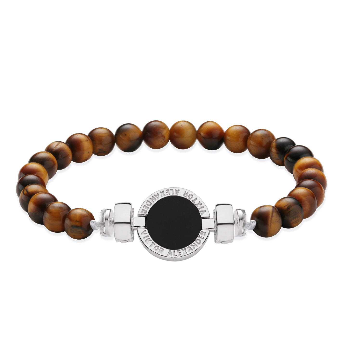 1889 Black Spinel 925 Silver Gemstone Bracelets
