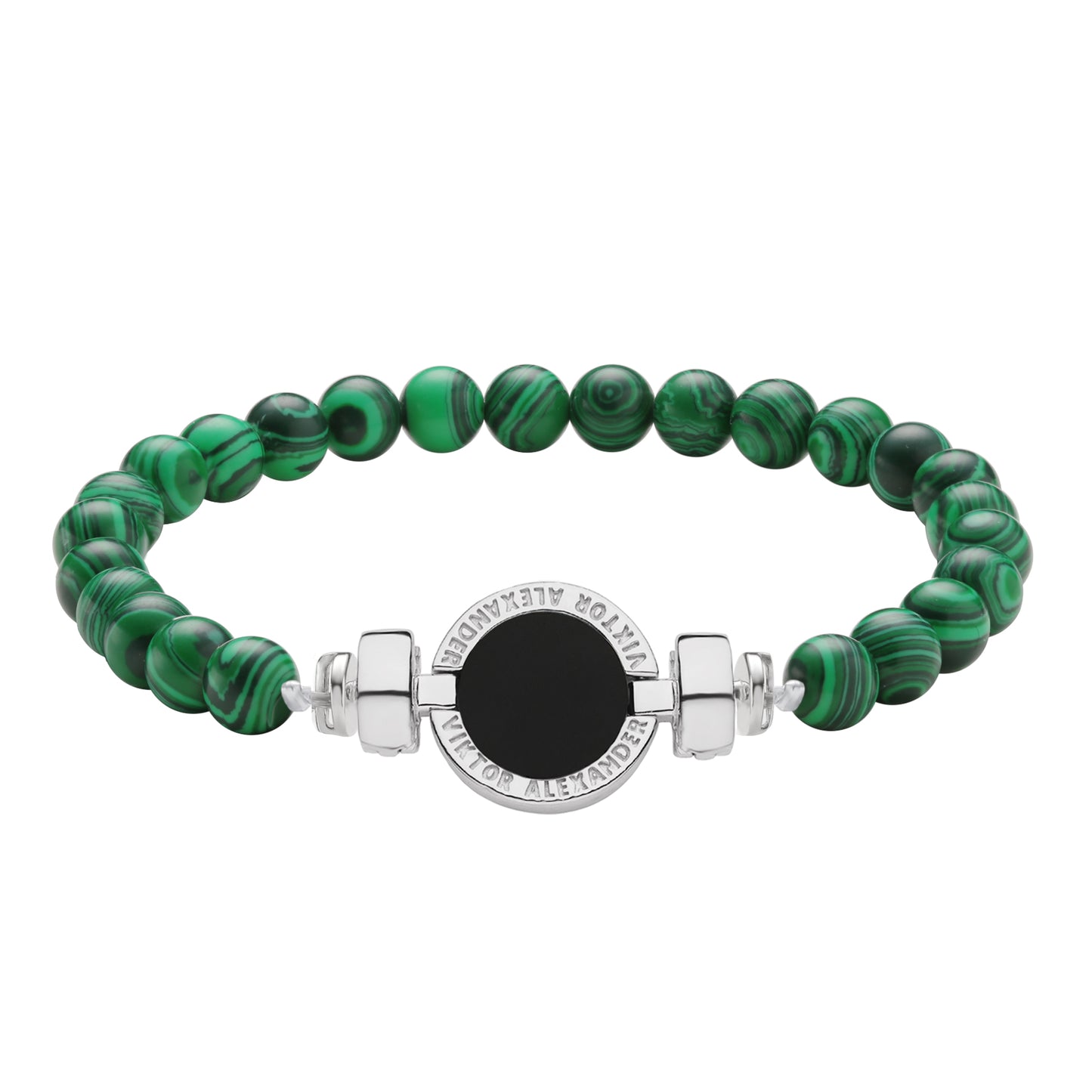 1889 Black Spinel 925 Silver Gemstone Bracelets