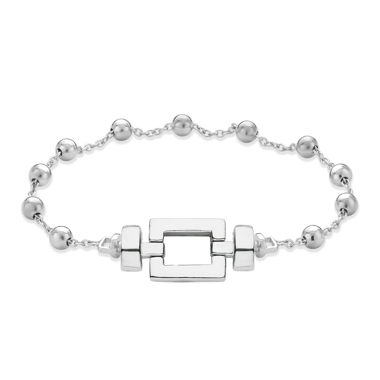 Opus Classic 925 Silver Chain Link Bracelet