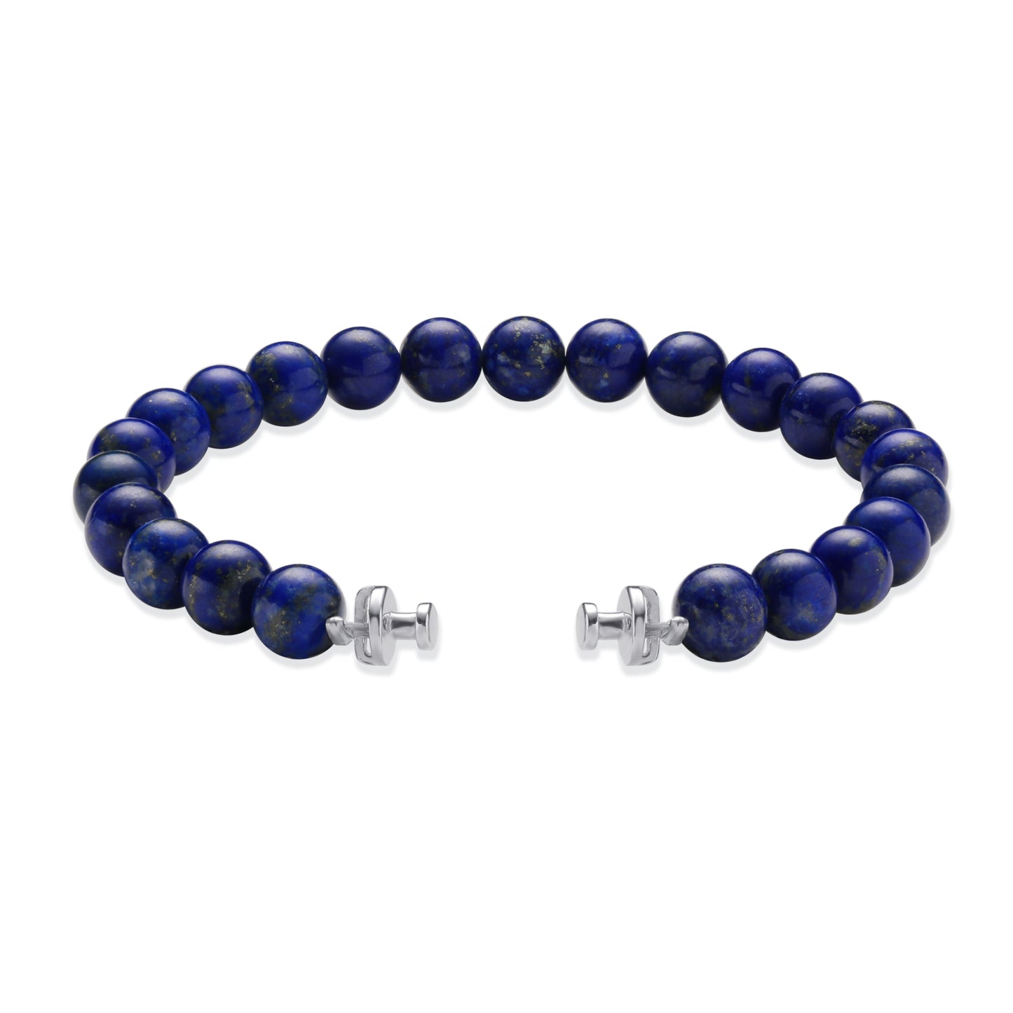 1889 Lapis Lazuli 925 Silver Gemstone Bracelets