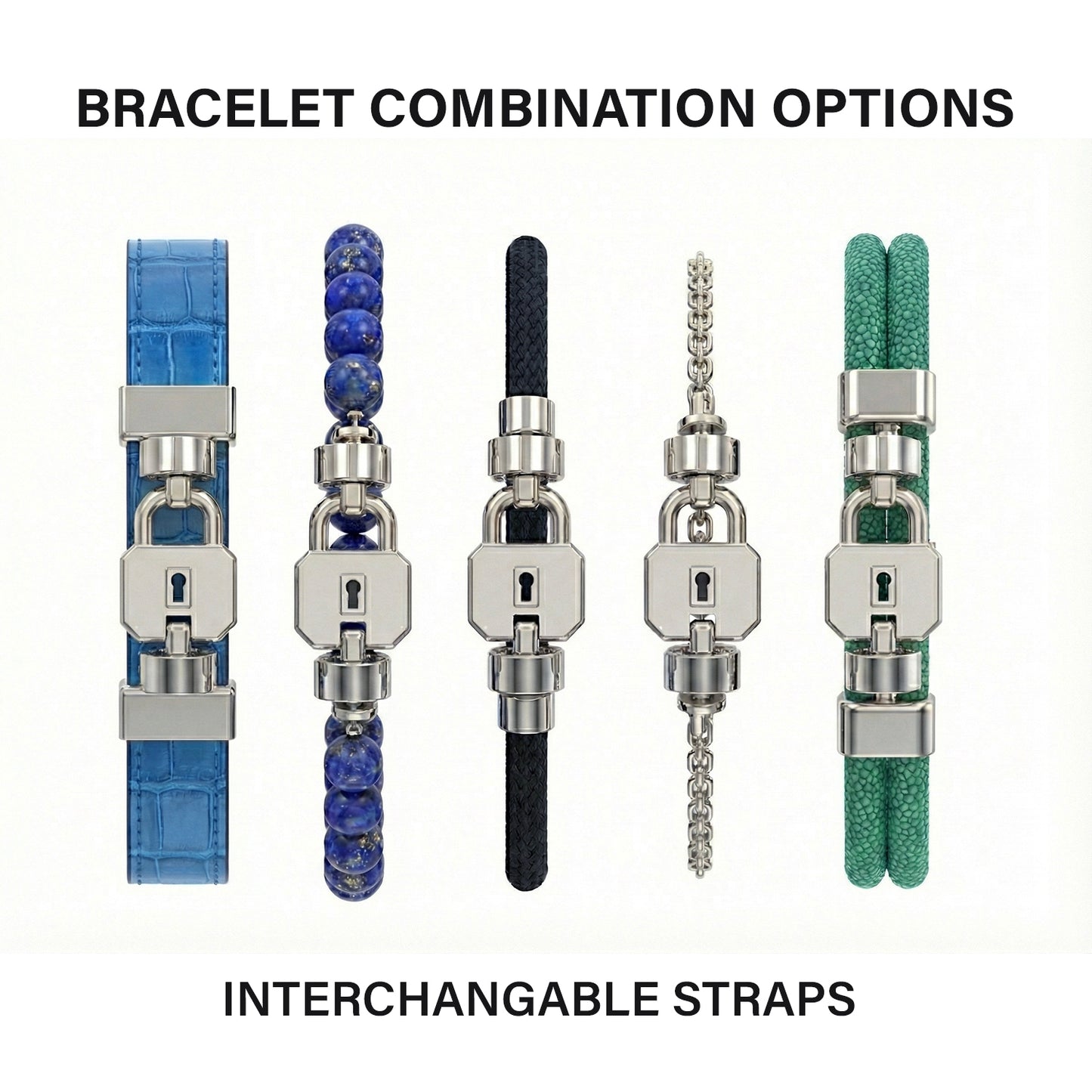 Regalia S Lock 925 with Italian Nylon Bracelet