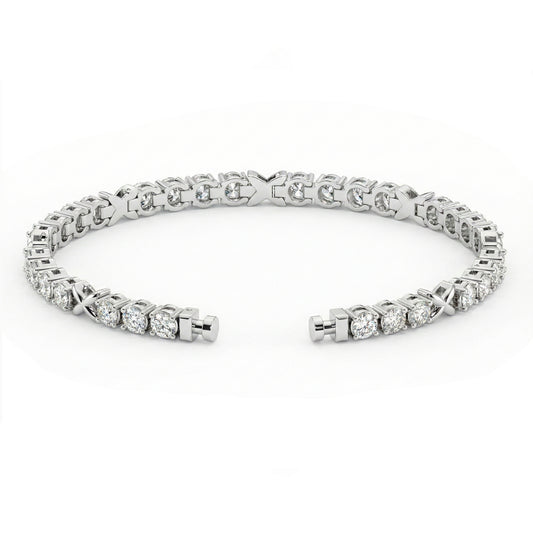 Regalia Platinum PT950 X-R4 Diamond Eternity Bracelet