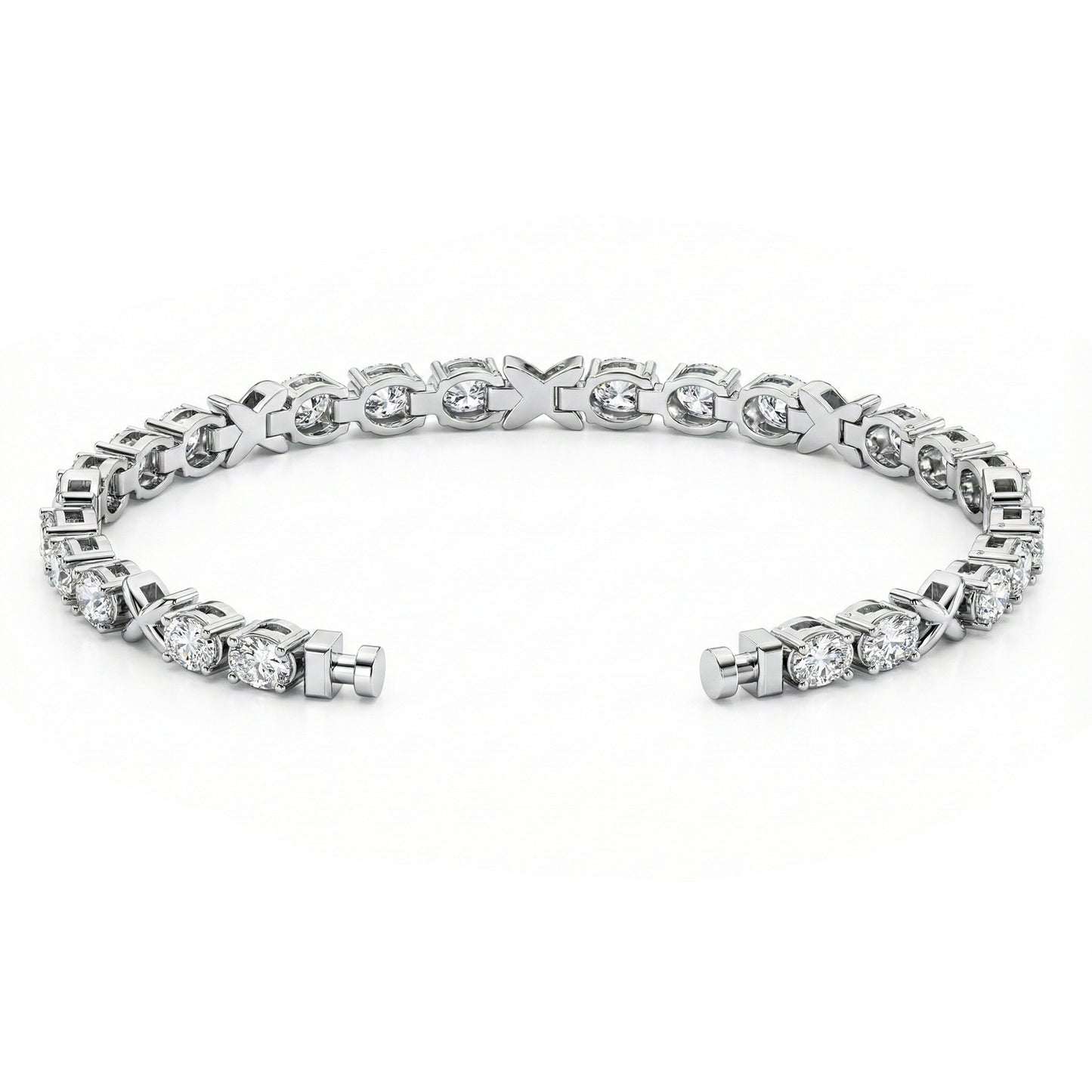 レガリア プラチナ PT950 X-O43 ダイヤモンド エタニティ ブレスレット