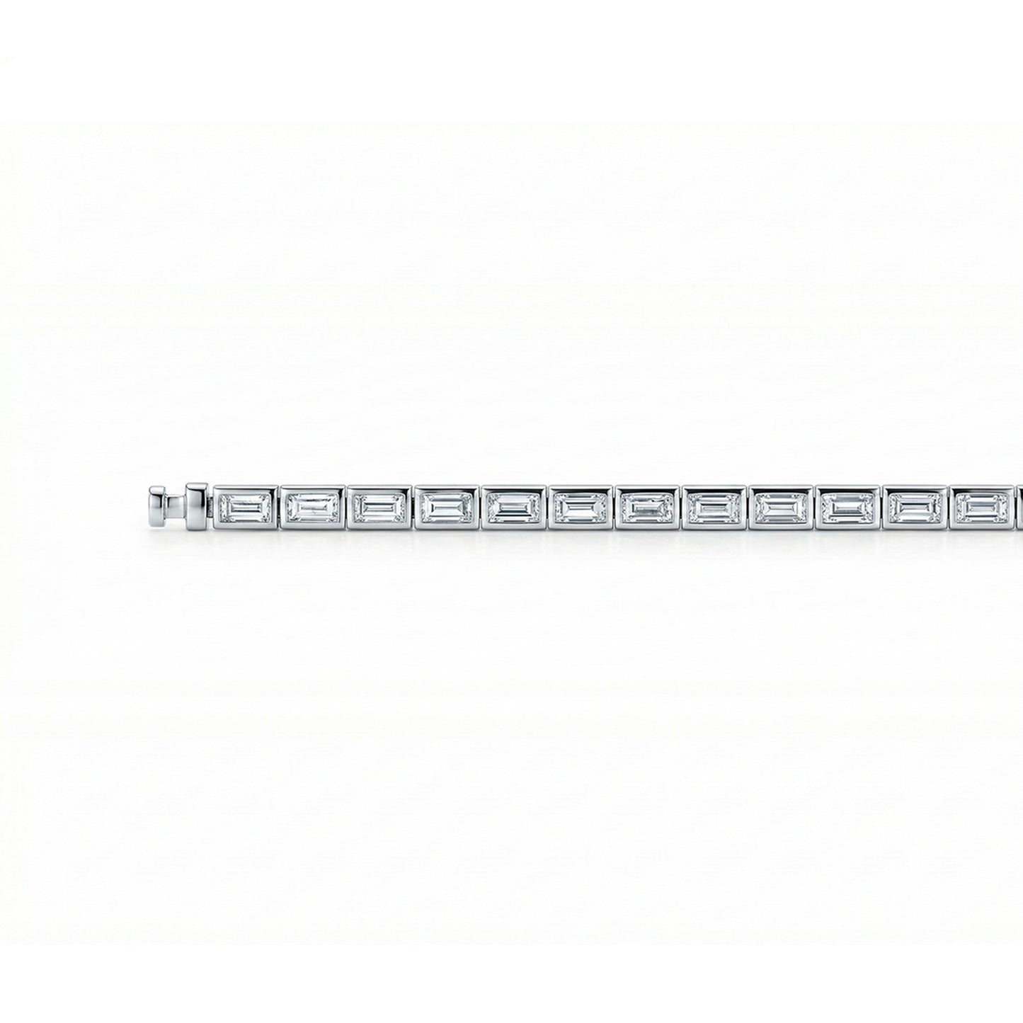 レガリア プラチナ PT950 バゲットダイヤモンド エタニティブレスレット