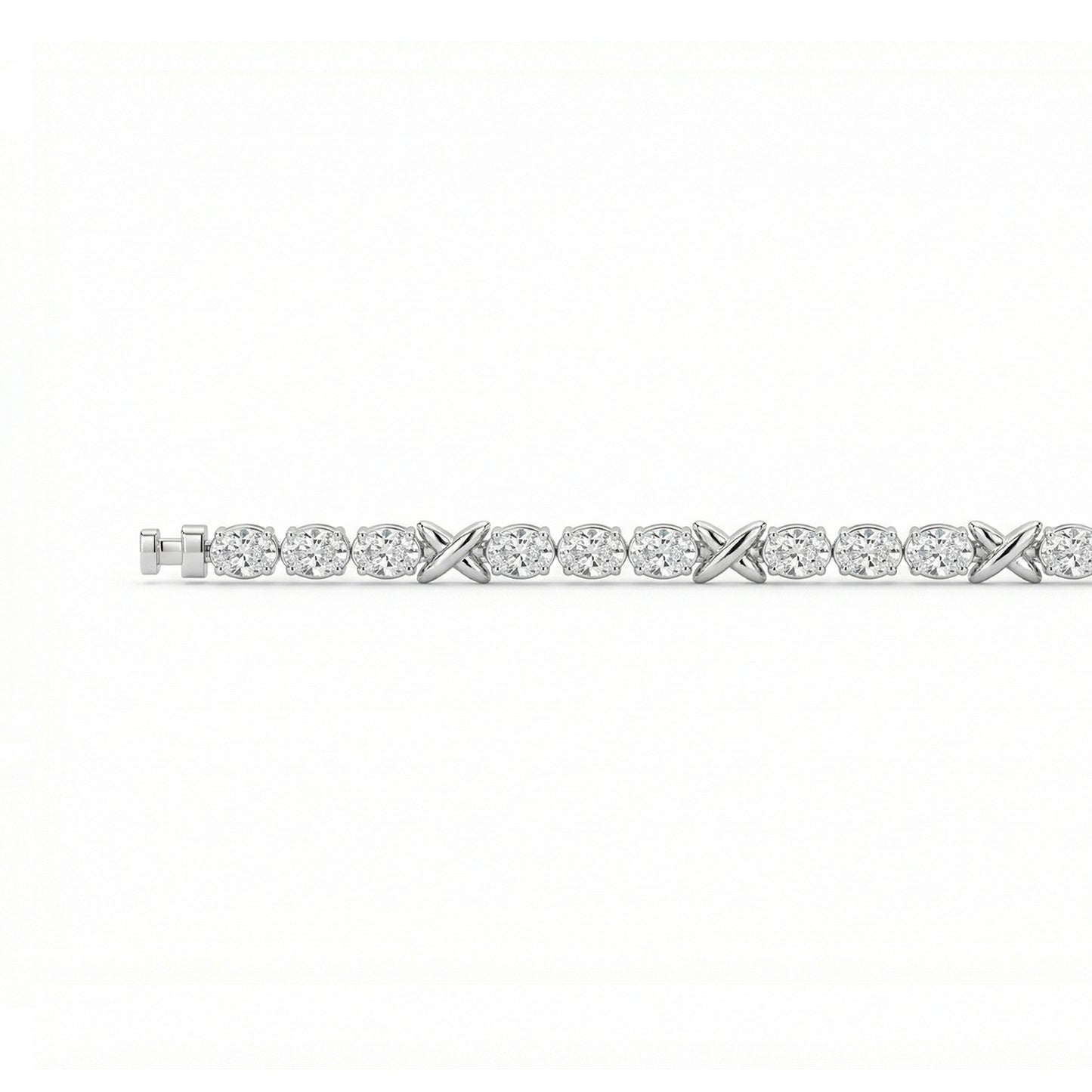 レガリア プラチナ PT950 X-O43 ダイヤモンド エタニティ ブレスレット