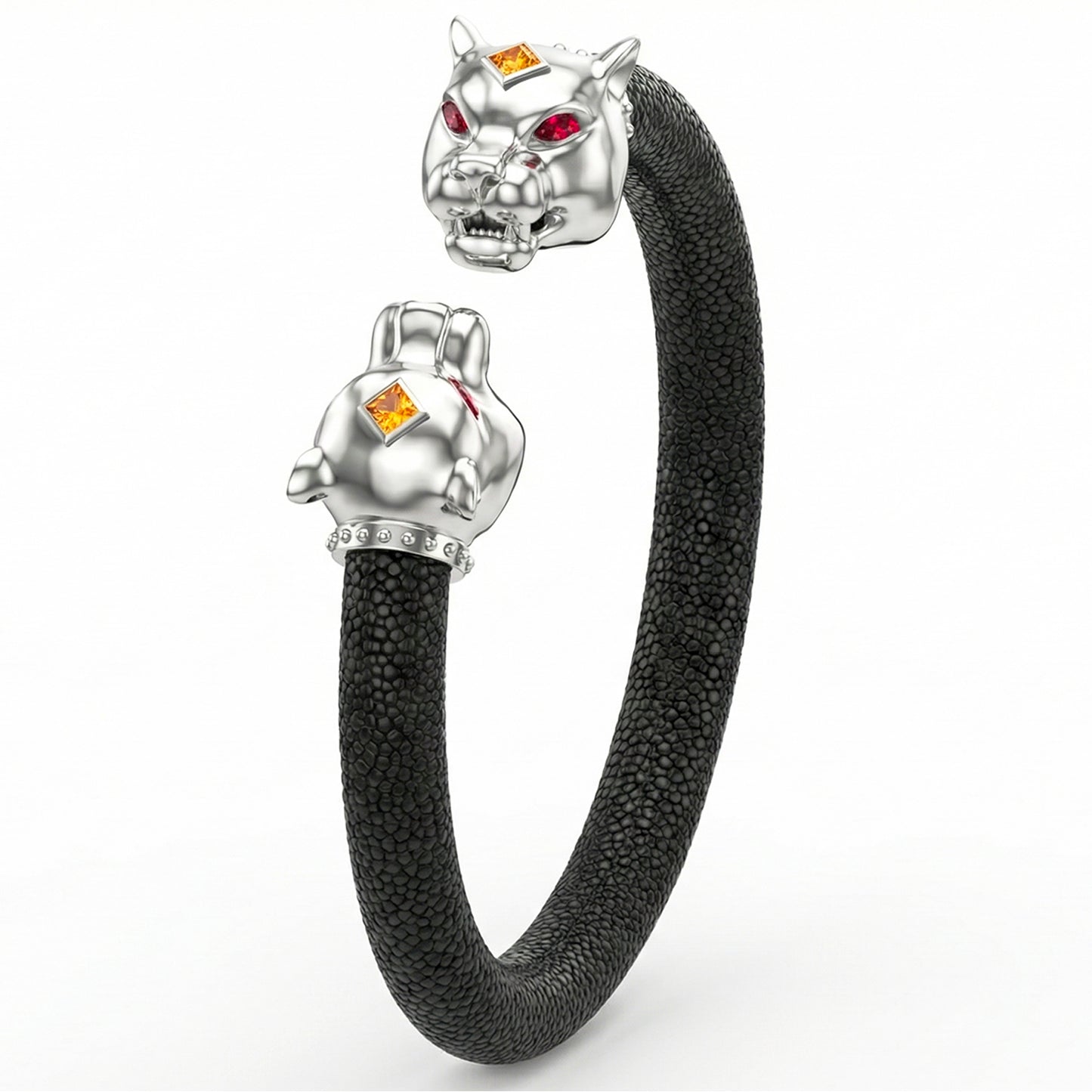 Jaguar S 925 Yellow Sapphire & Ruby Stingray Bracelet