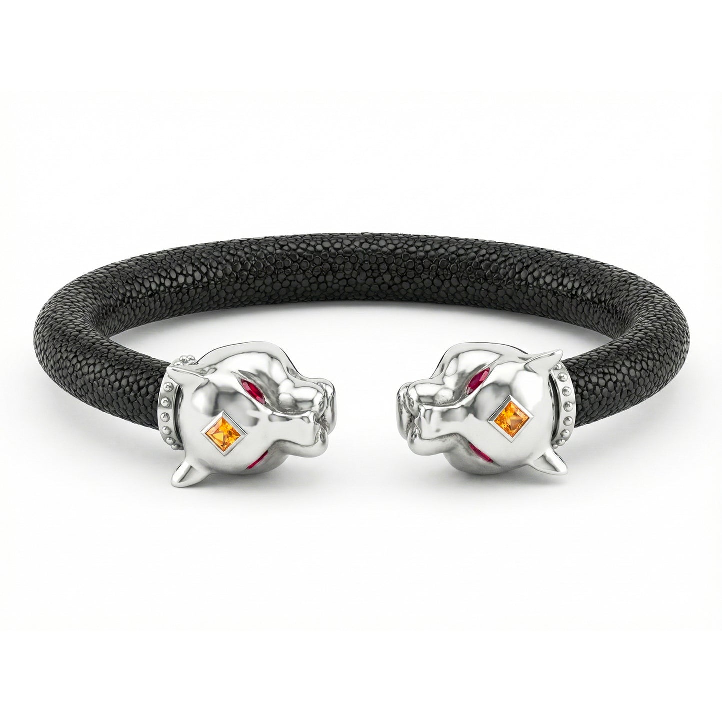 Jaguar S 925 Yellow Sapphire & Ruby Stingray Bracelet