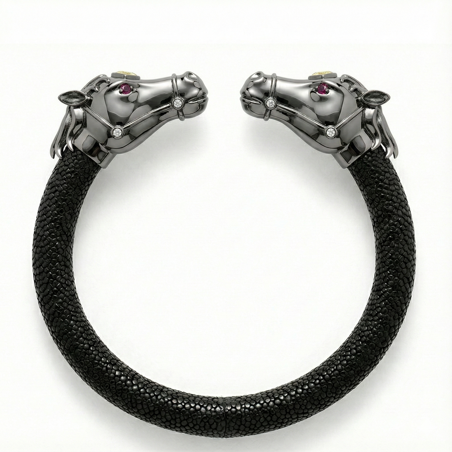 Caval 925 Yellow Sapphire & Ruby Stingray Bracelet