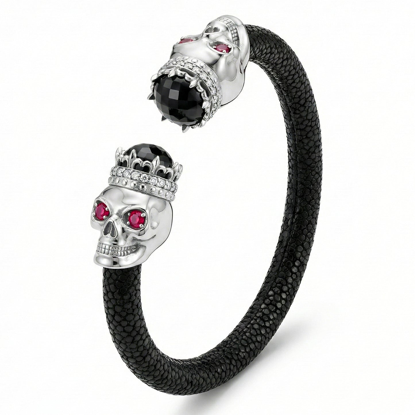 925 Skull Royale Eternity X Stingray Bracelet