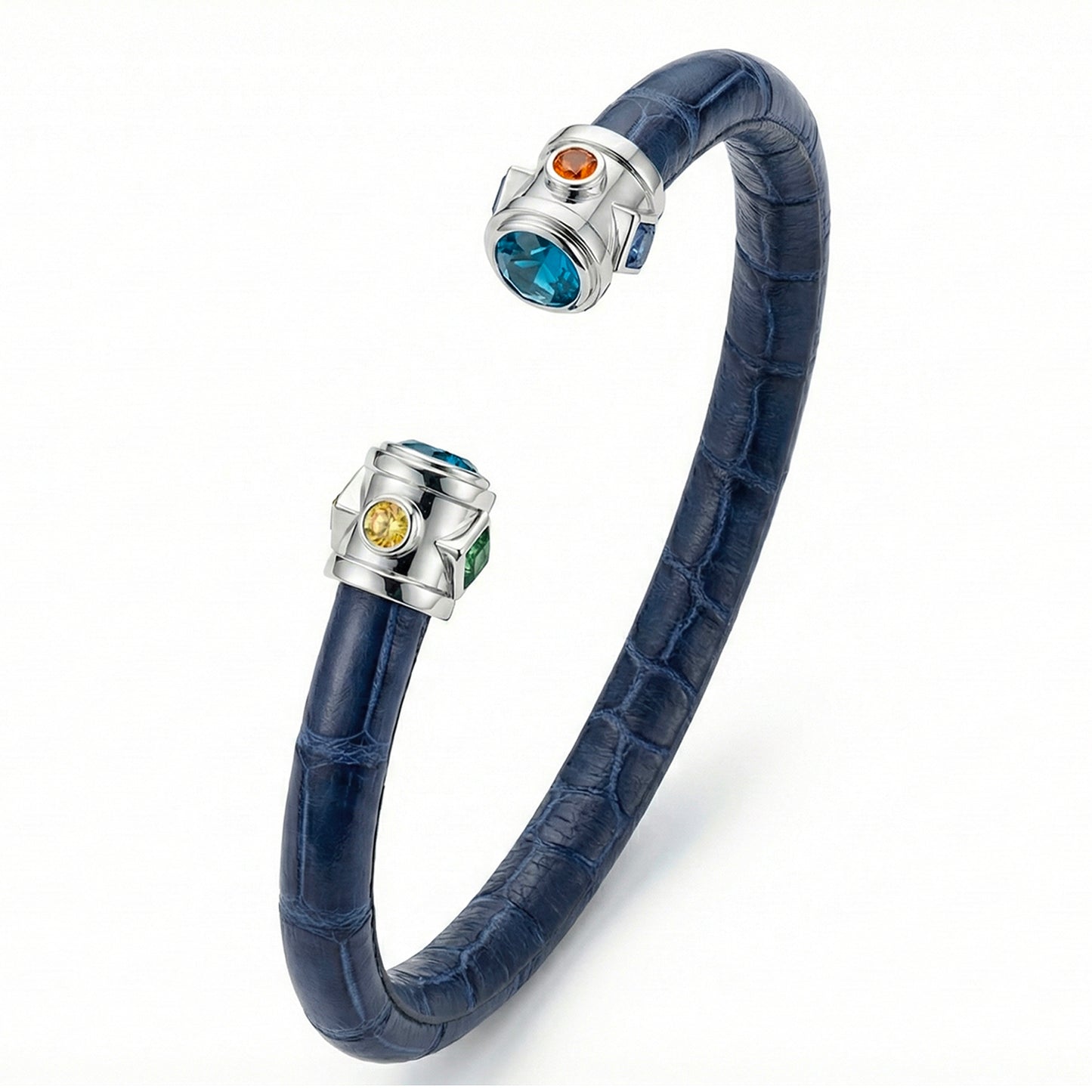BE Eternity 925 London Blue Topaz & Fancy Sapphire Stingray Bracelet