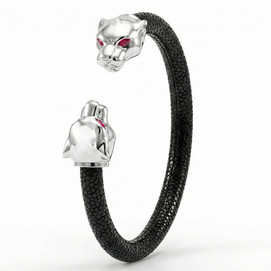 925 Jaguar Eternity X Bracelet