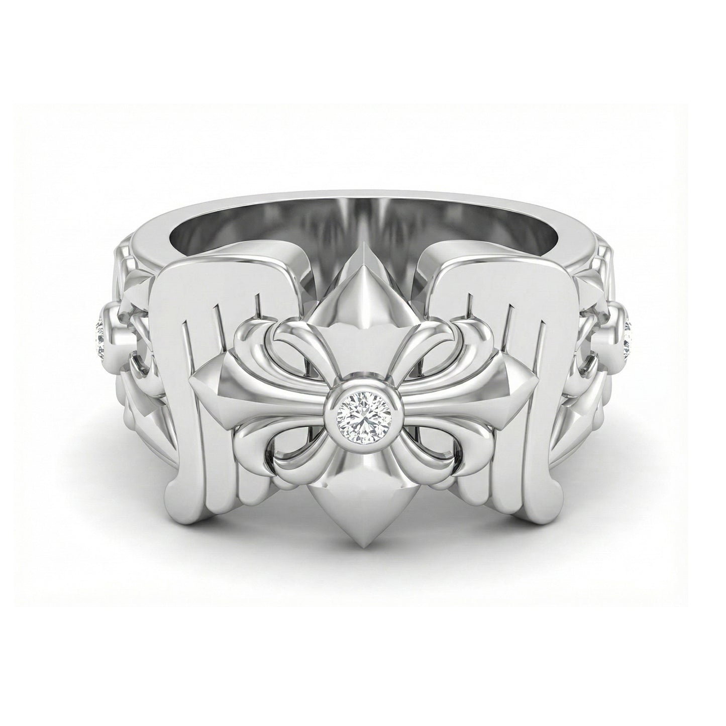 FDL01 Angel Wings Platinum PT950 Men’s Ring