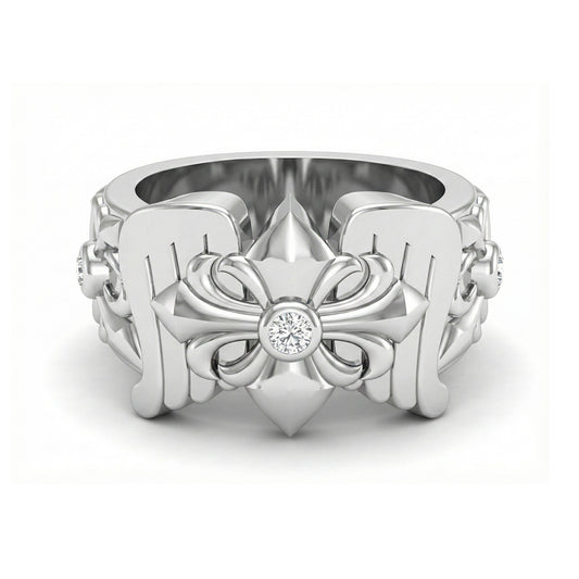 FDL01 Angel Wings Platinum PT950 Men’s Ring
