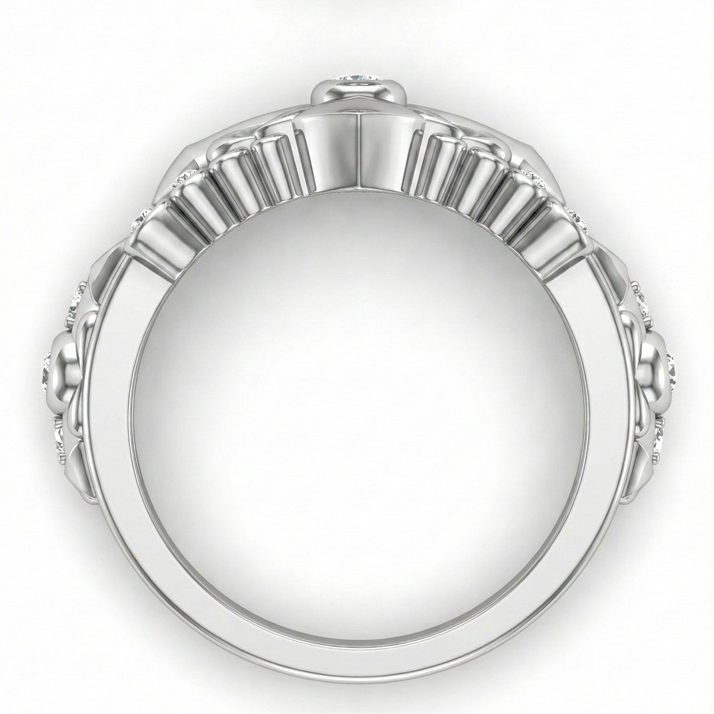 FDL01 Angel Wings Platinum PT950 Men’s Ring