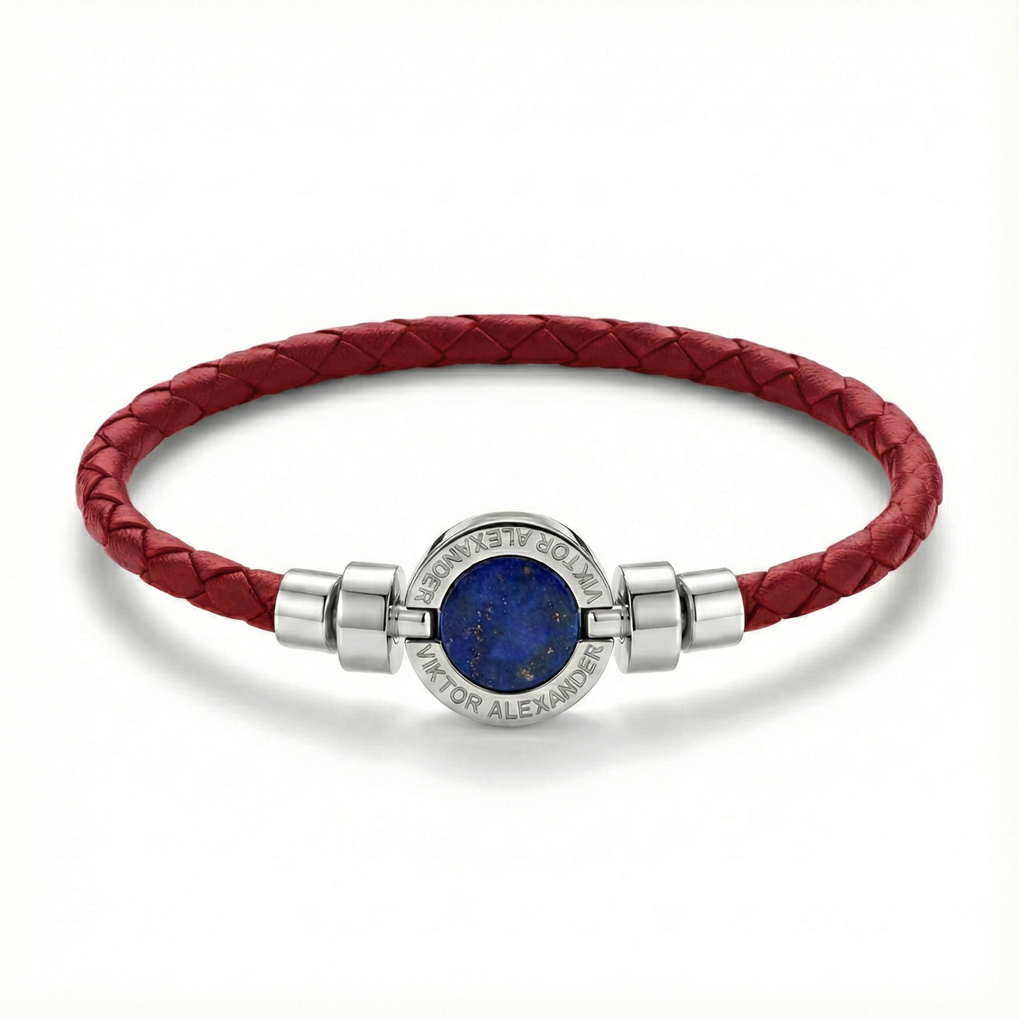 1889 Lapis Lazuli 925 Silver Weaved Calf Bracelet