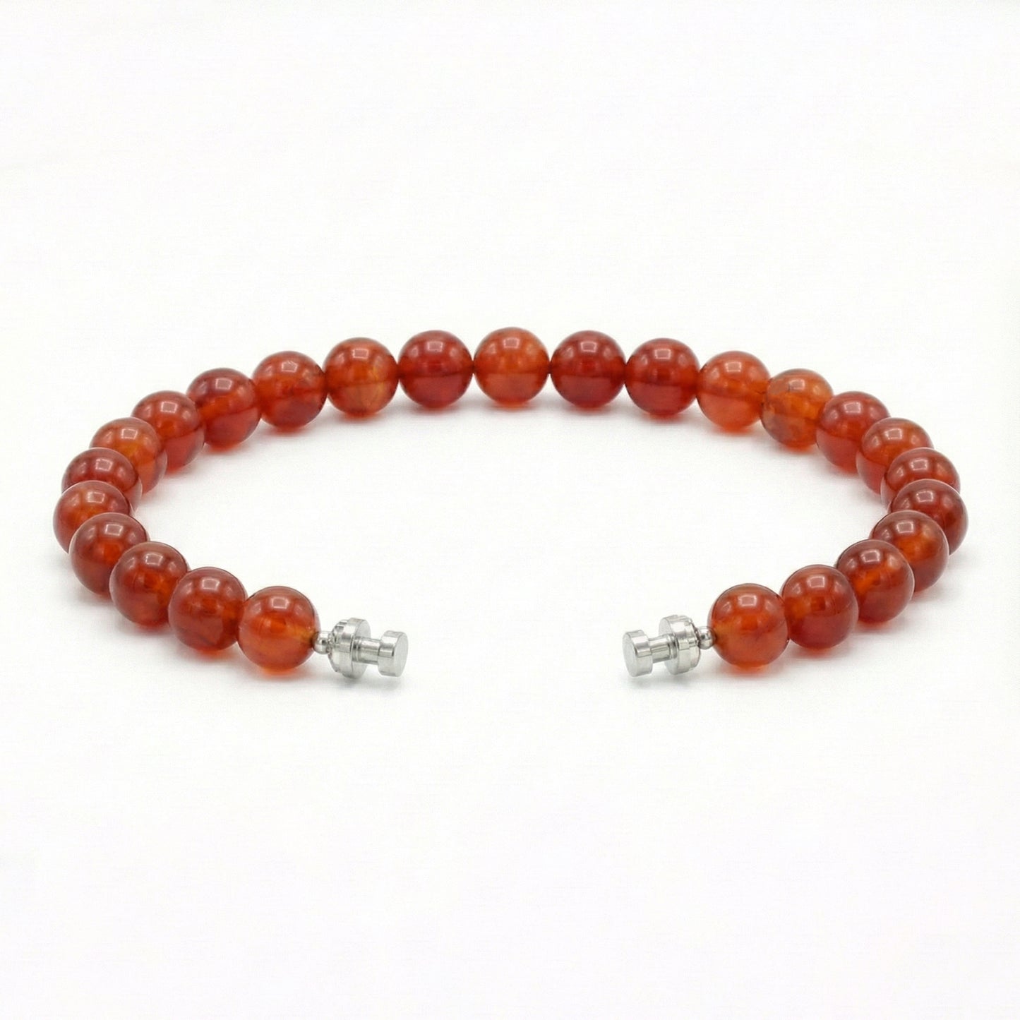 Regalia 6mm Carnelian 925 Silver Link