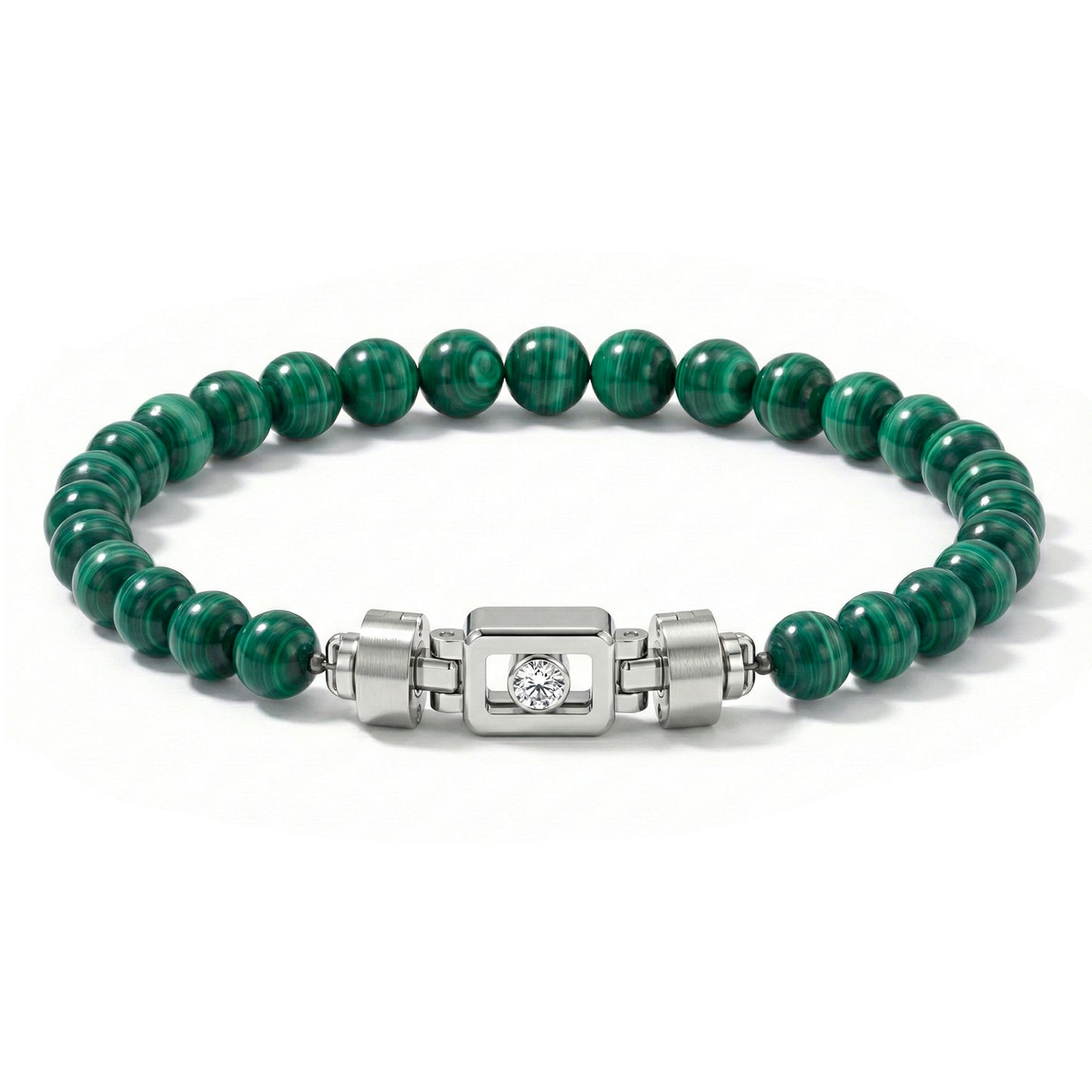 Diamond 925 Silver with Gemstone XOXO Bracelet