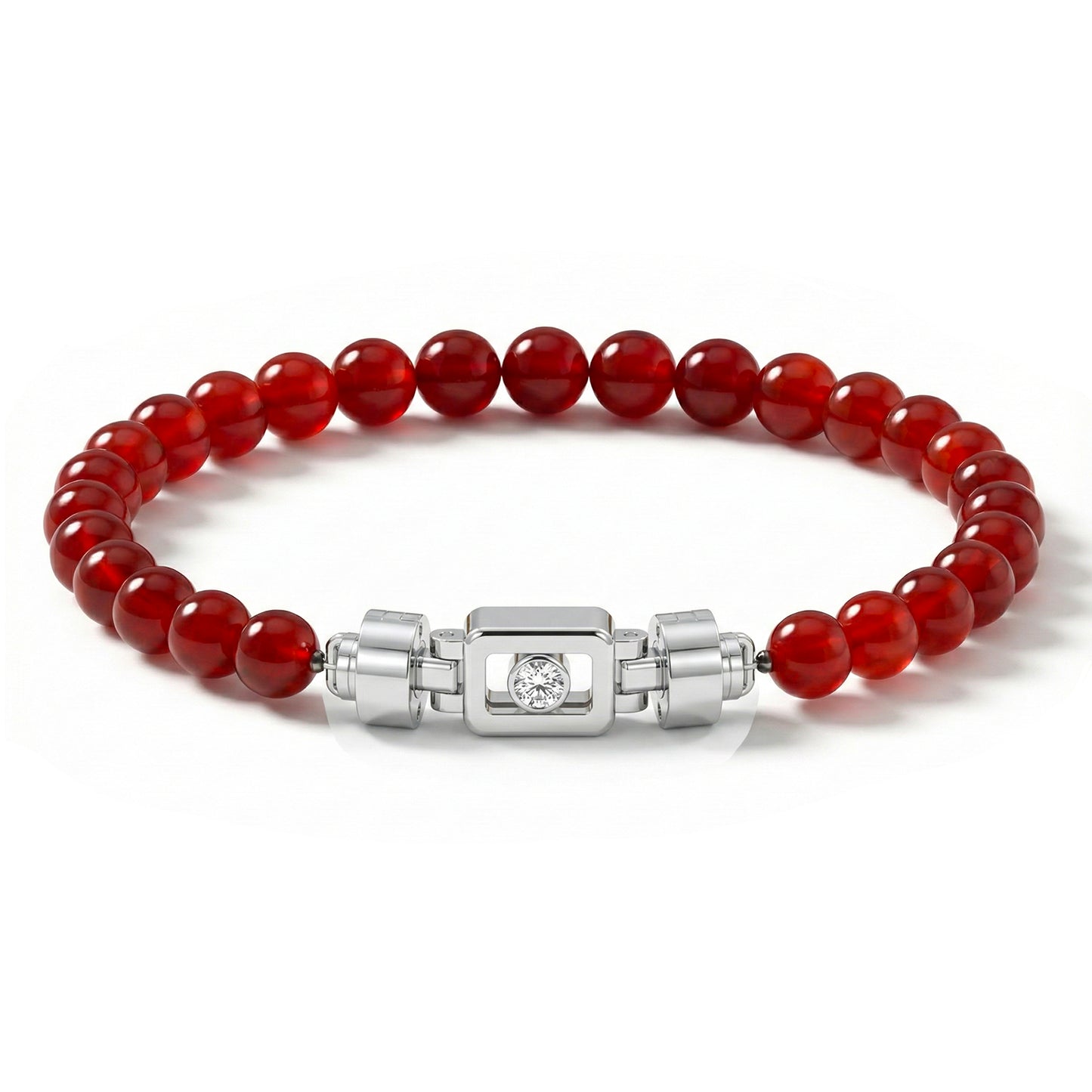 Diamond 925 Silver with Gemstone XOXO Bracelet