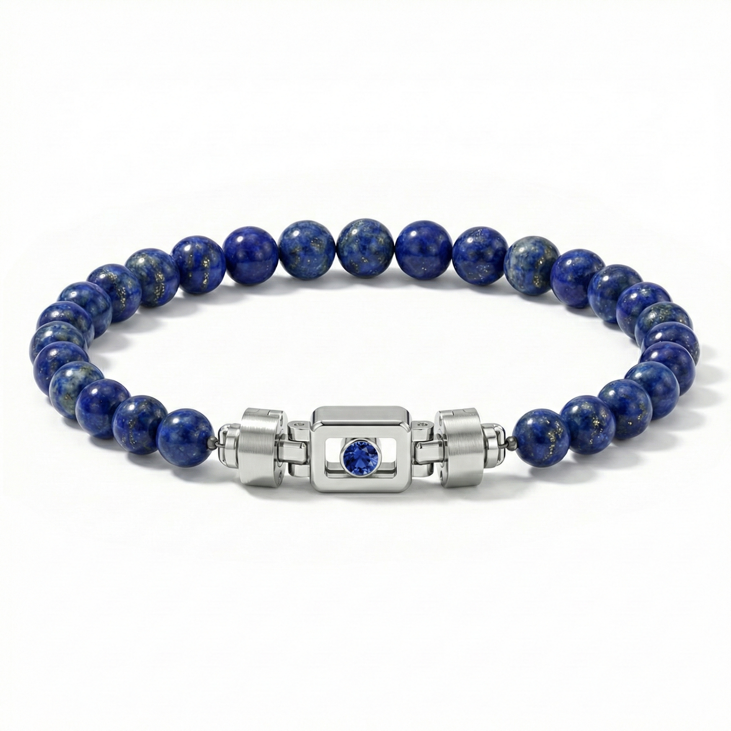 Blue Sapphire 925 Silver with Gemstone XOXO Bracelet