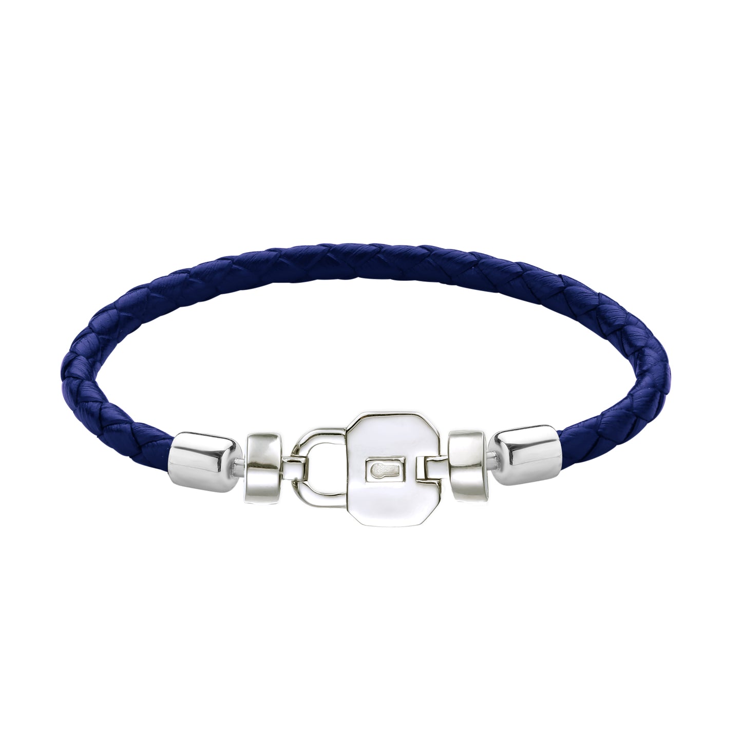 Regalia S Lock 925 with Italian Weaved Leather Bracelet