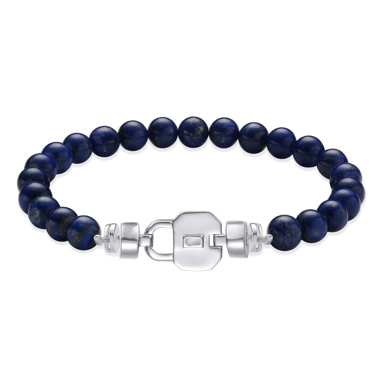 Regalia S Lock 925 with Gemstone Bead Bracelet